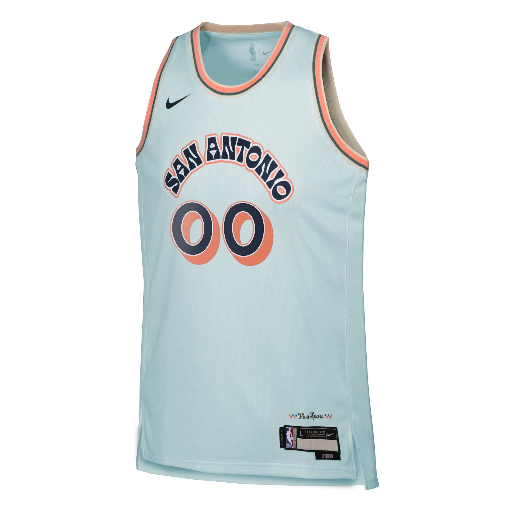 San Antonio Spurs City Edition Swingman Jersey 2024 Custom Youth Multicolor