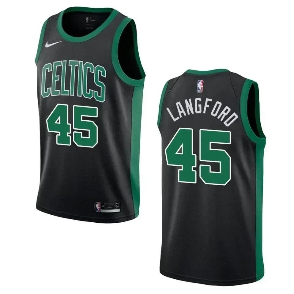 Men's Basketball Team 45 Romeo Langford Statement Swingman Jersey - Black