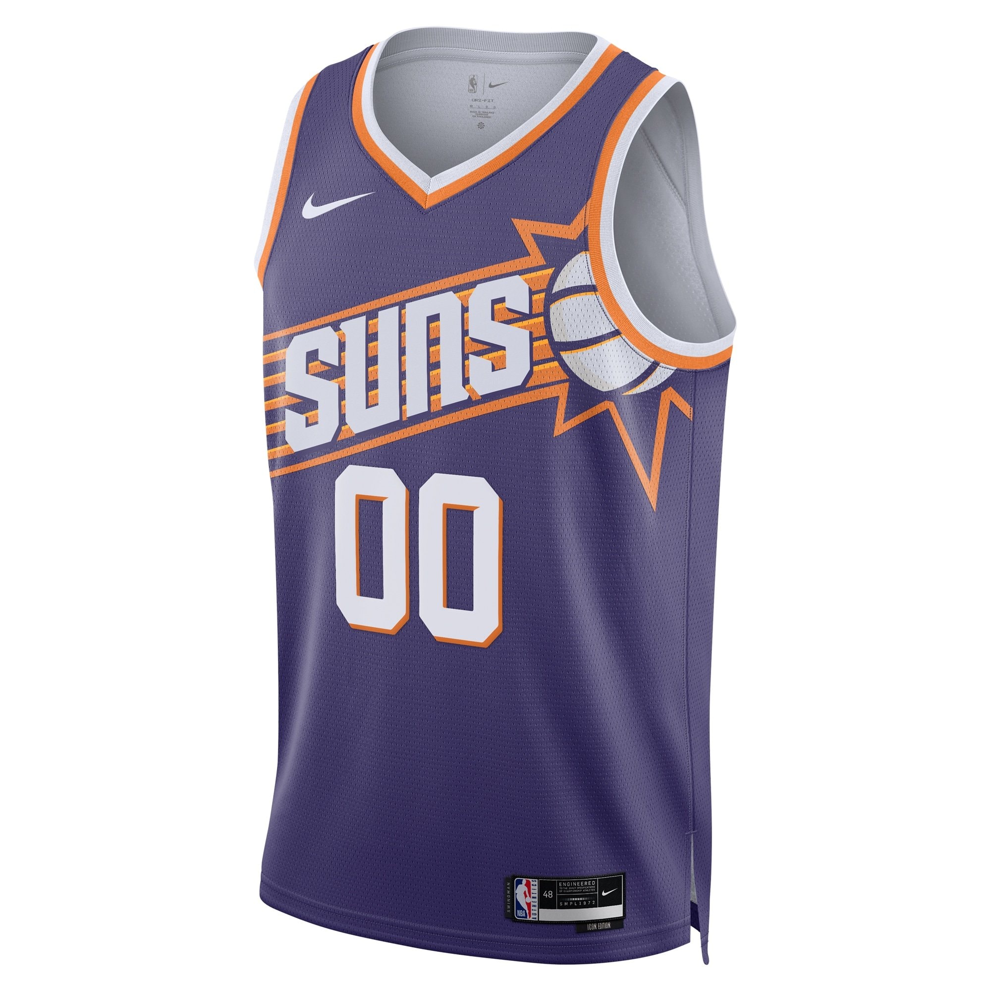 Phoenix Suns Icon Swingman Custom Jersey Unisex Multicolor Sizes S-3XL