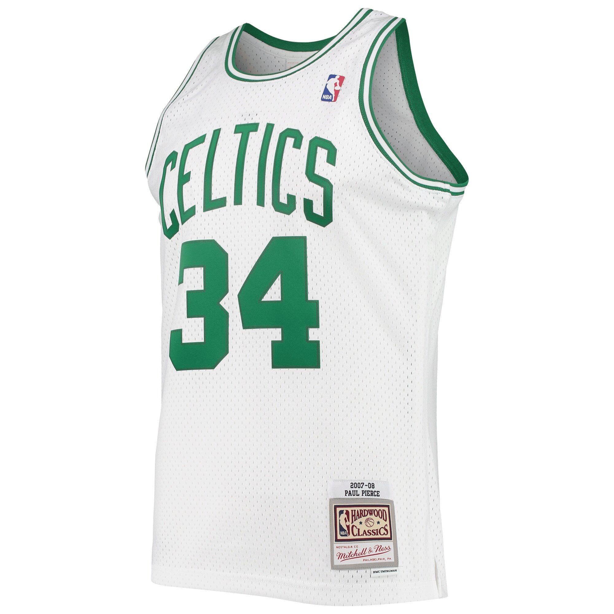 Paul Pierce Boston Celtics Mitchell & Ness 2007-08 Hardwood Classics Swingman Jersey - White Jersey