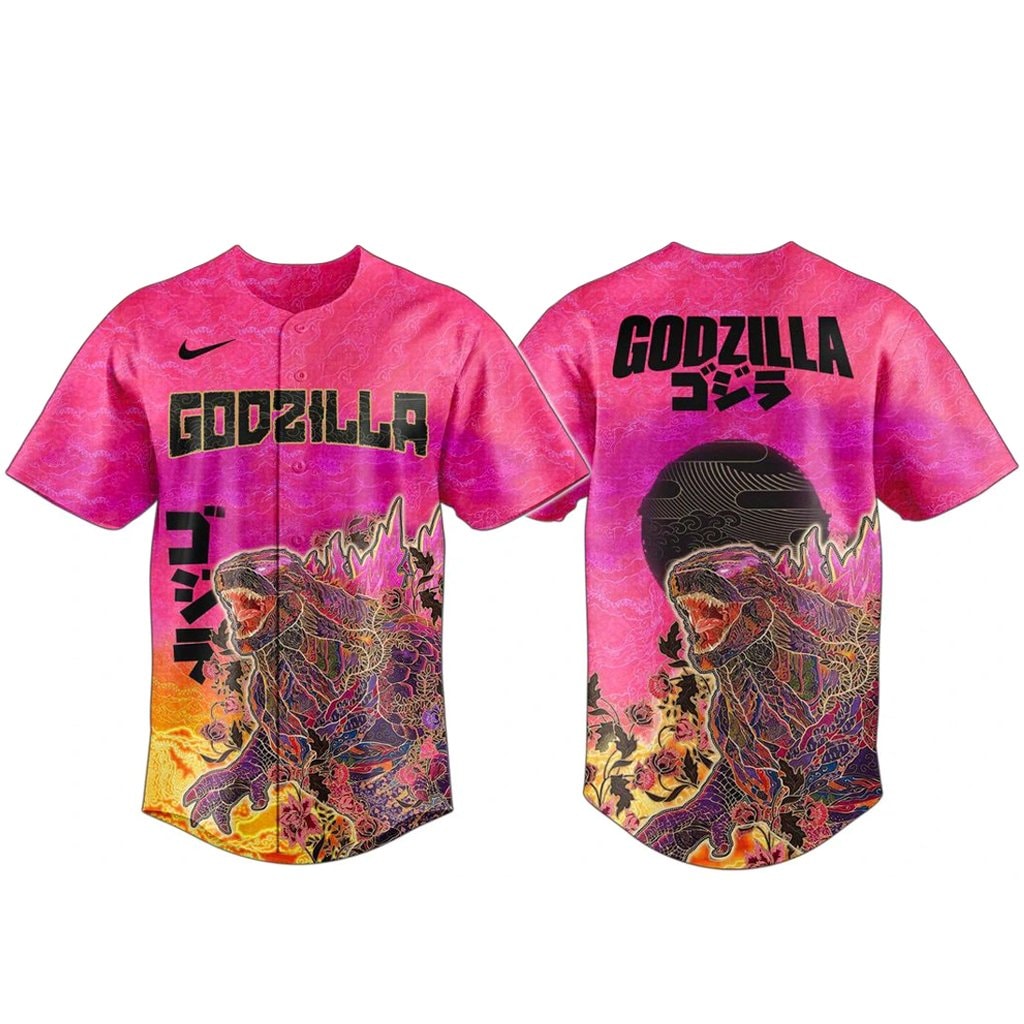 Godzilla King of Monsters Baseball Jersey
