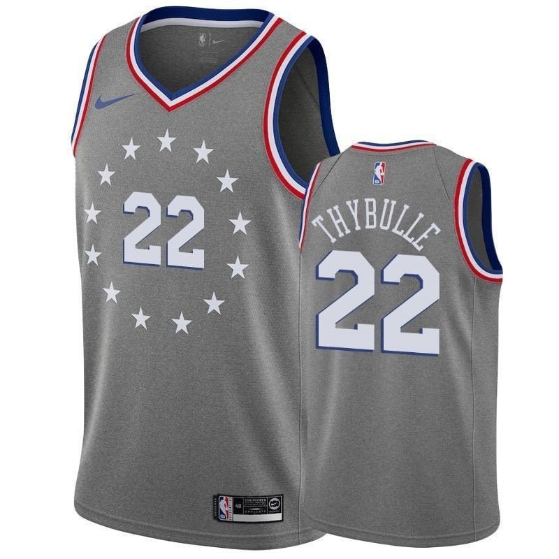 Men's Philadelphia 76ers Matisse Thybulle 22 City Edition Jersey Multicolor