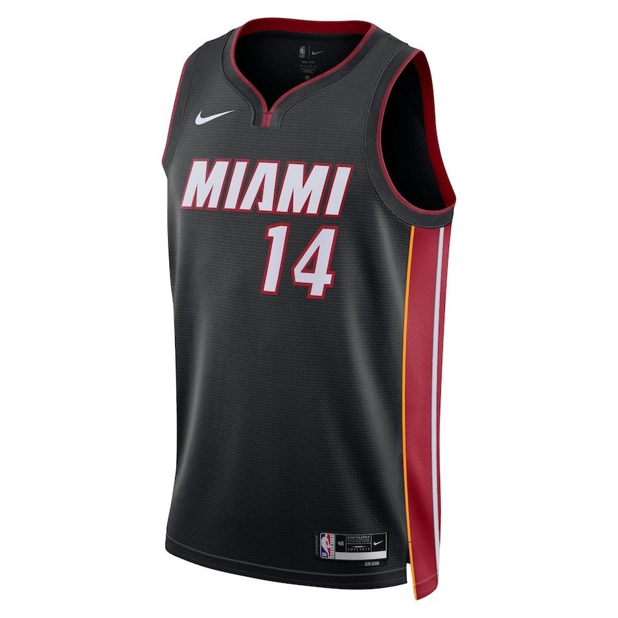Tyler Herro 14 Miami Heat Unisex Swingman Jersey Icon Edition Black