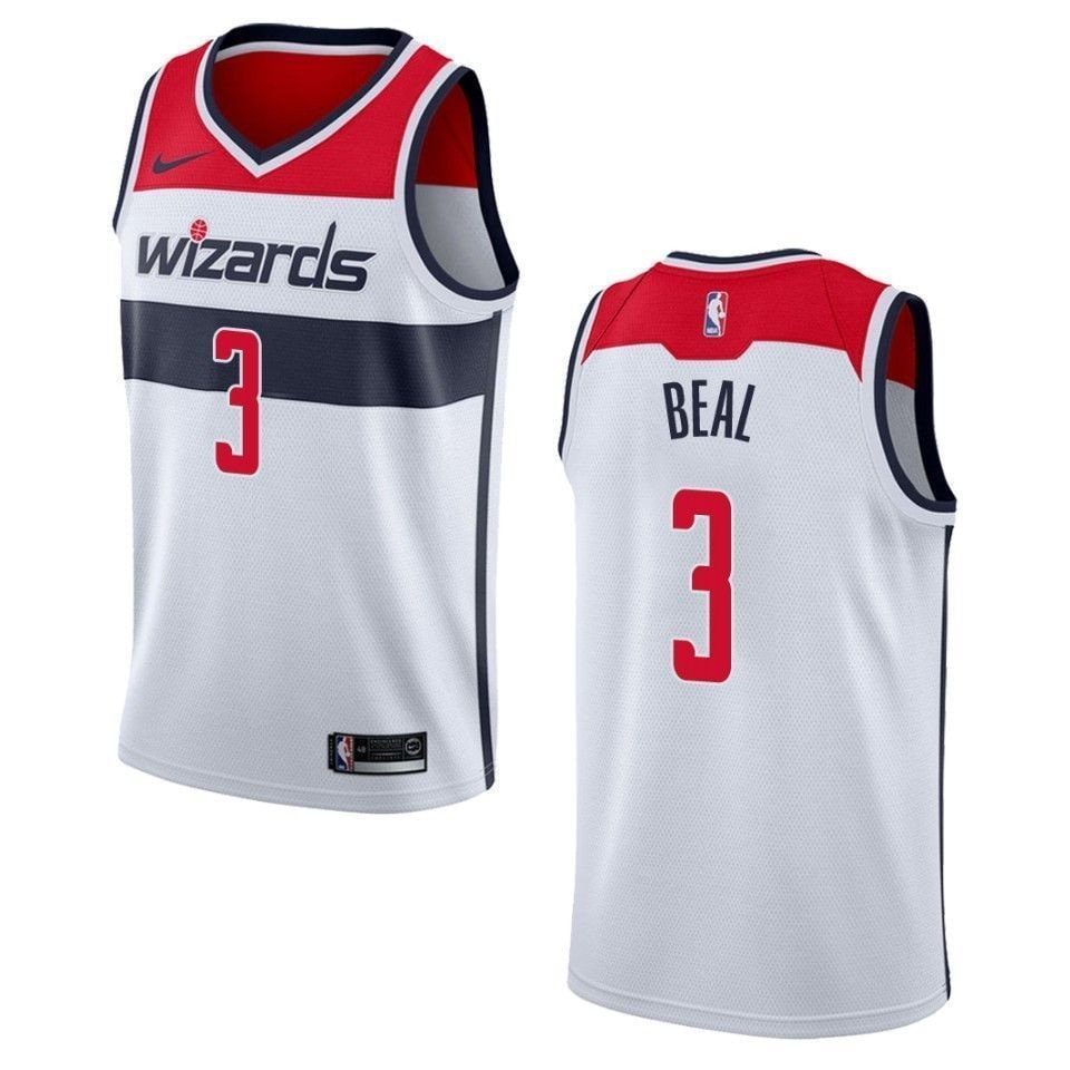 Men's Basketball Team 3 Bradley Beal Association Swingman Jersey - White