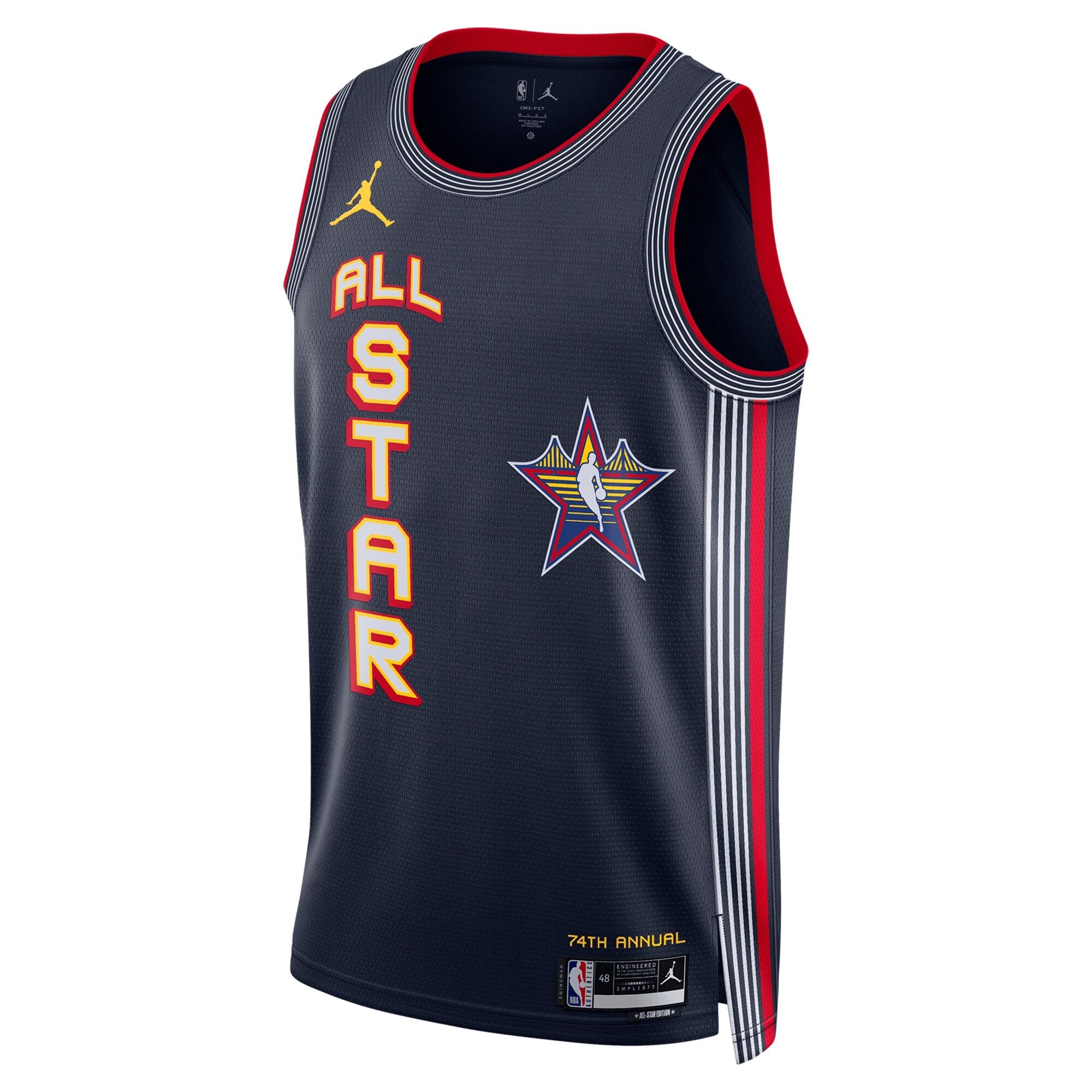 NBA All Star 2025 Swingman Jersey Navy Unisex Adult Sizes S-3XL