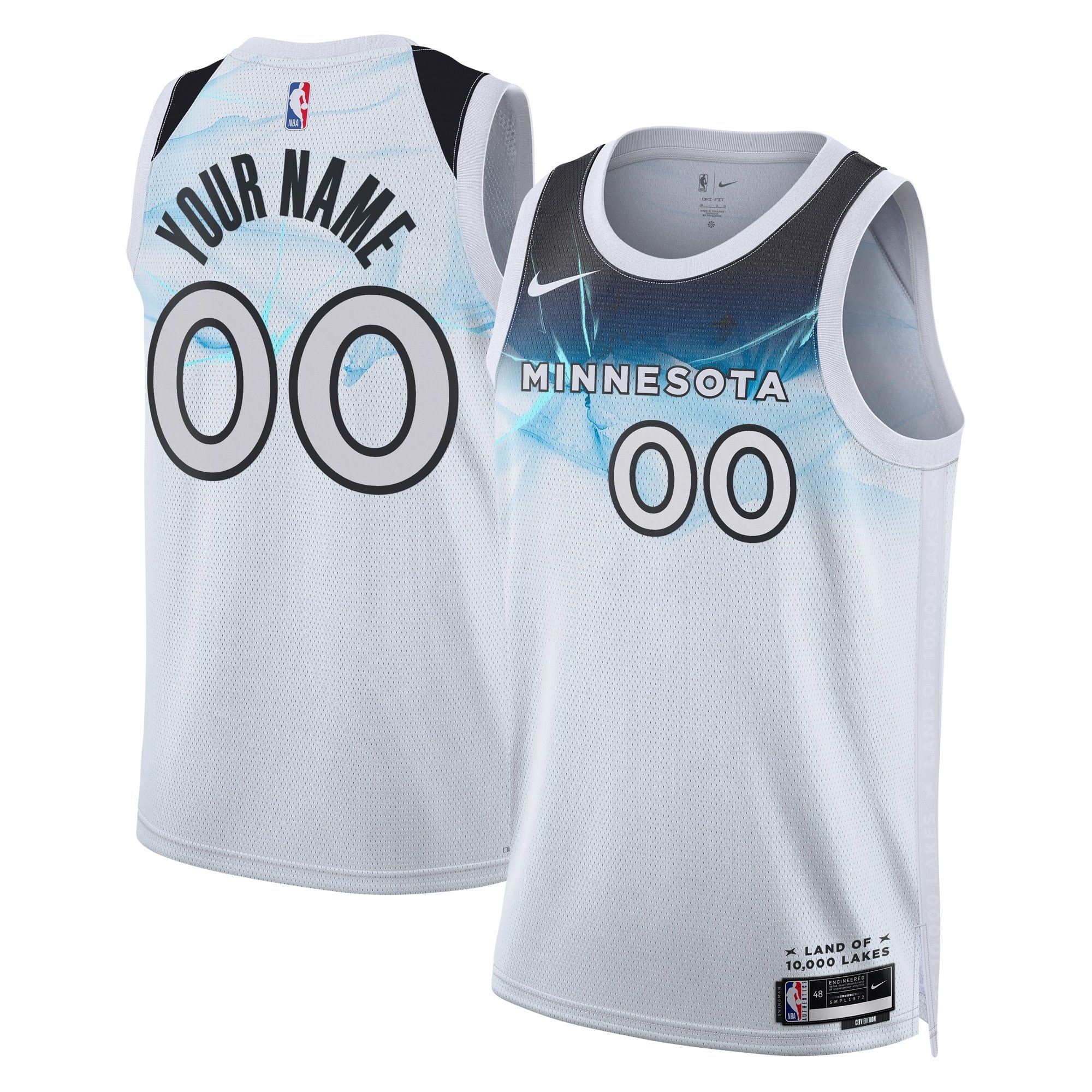 Minnesota Timberwolves City Edition Swingman Jersey 2024 Custom Unisex Multicolor