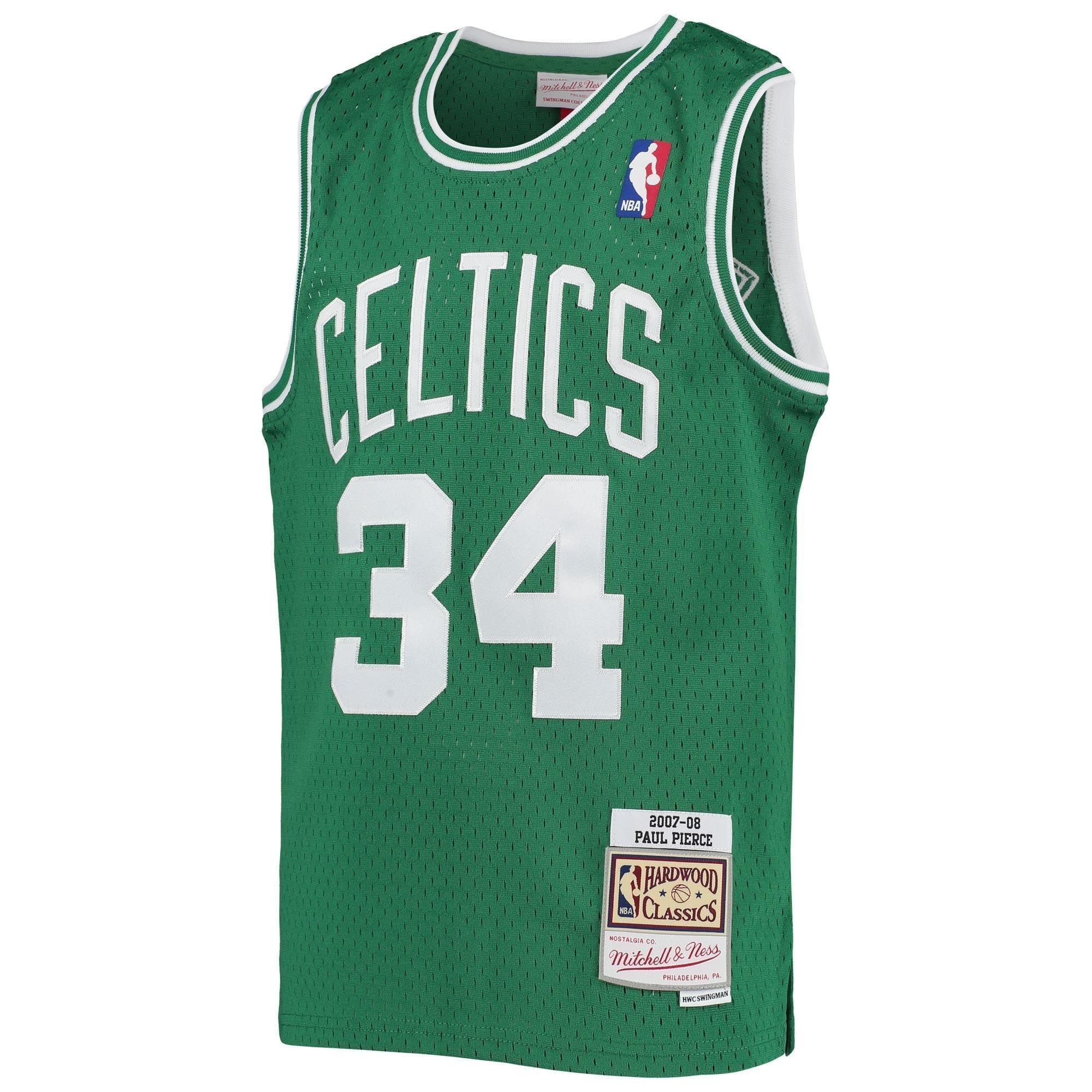 Paul Pierce Boston Celtics Mitchell & Ness Youth 2007-08 Hardwood Classics Swingman Jersey Kelly Green