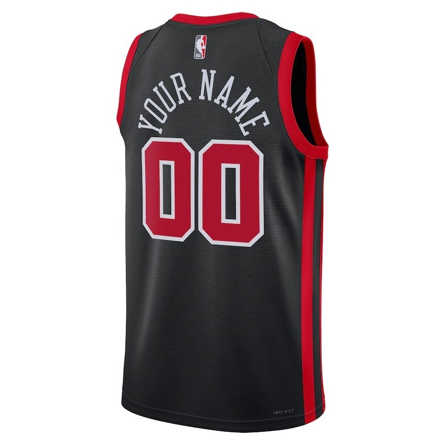 Chicago Bulls 2023/24 Swingman Jersey Customized City Edition Black Unisex