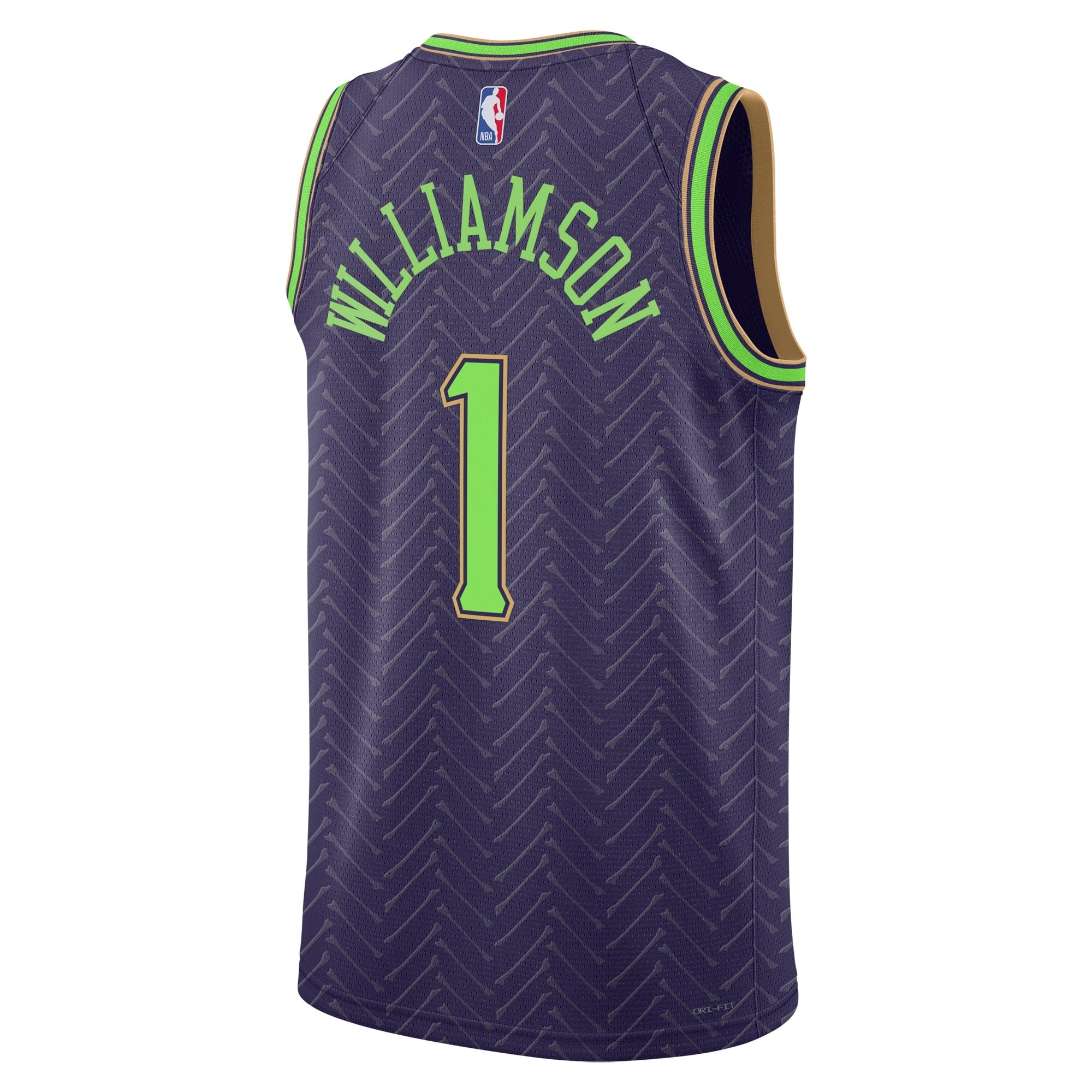 New Orleans Pelicans City Edition Swingman Jersey 2024 Purple Zion Williamson Unisex