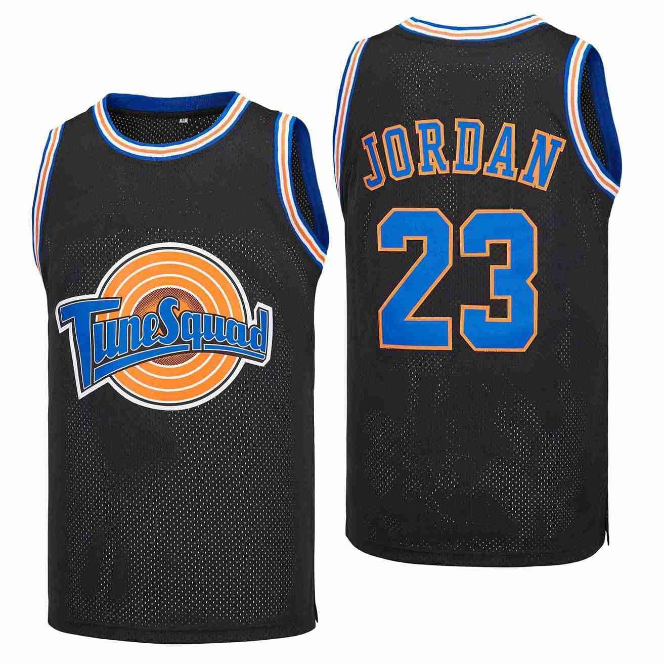 Jordan 23 Tune Squad Space Jam Swingman Jersey Black Multicolor Unisex