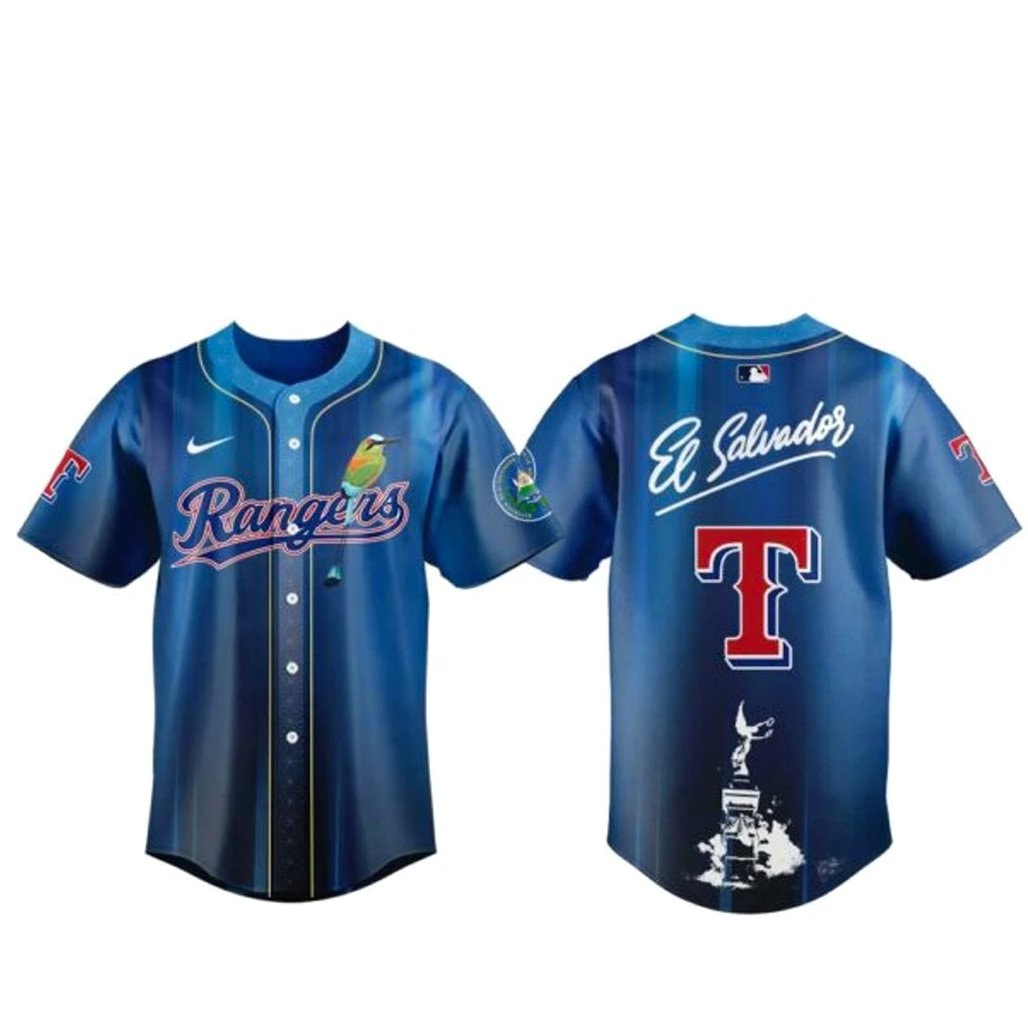 Baseball Team Salvadoran Heritage Day 2026 Baseball Jersey