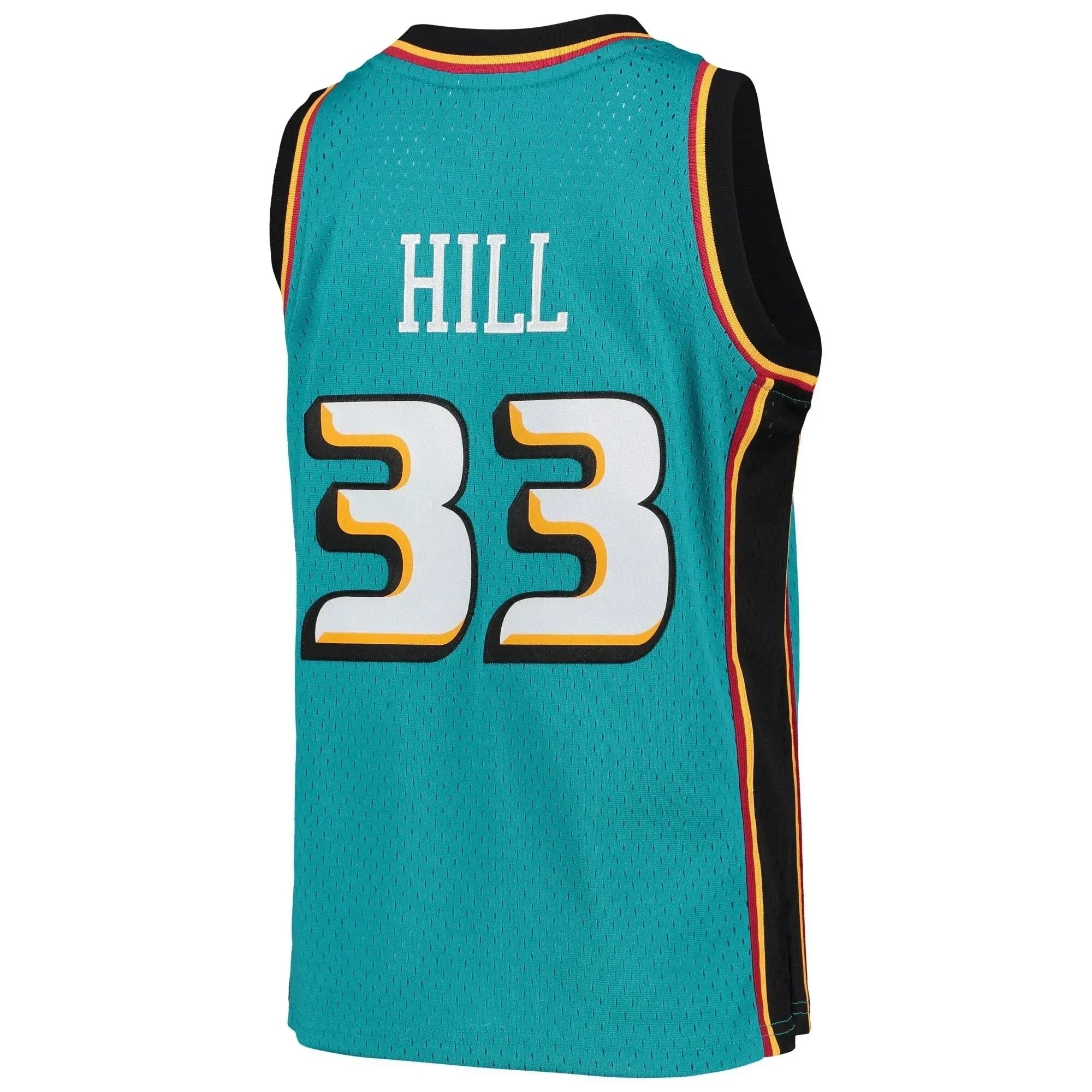 Grant Hill Detroit Pistons Mitchell Ness Youth 1998-99 Hardwood Classics Swingman Jersey - Teal