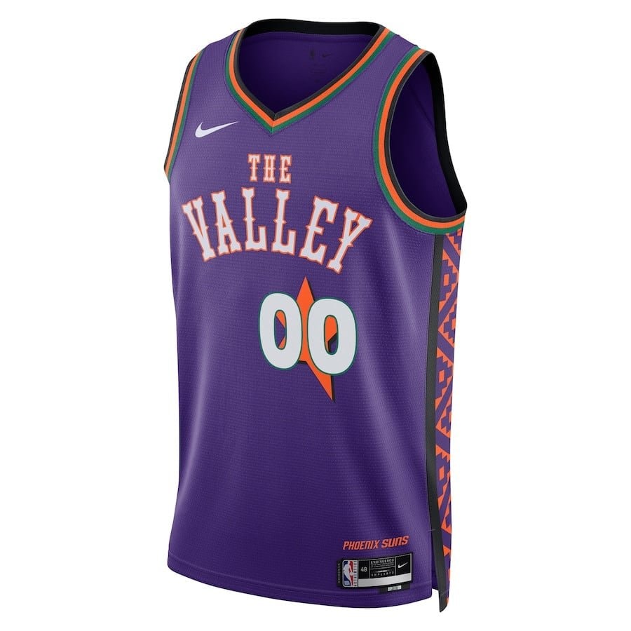 Phoenix Suns Unisex 2024/25 Custom Swingman Jersey City Edition Purple