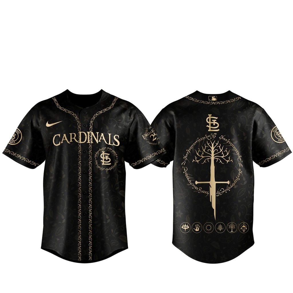 Baseball Team The Lord of The Rings 2026 Night Black Baseball Jersey