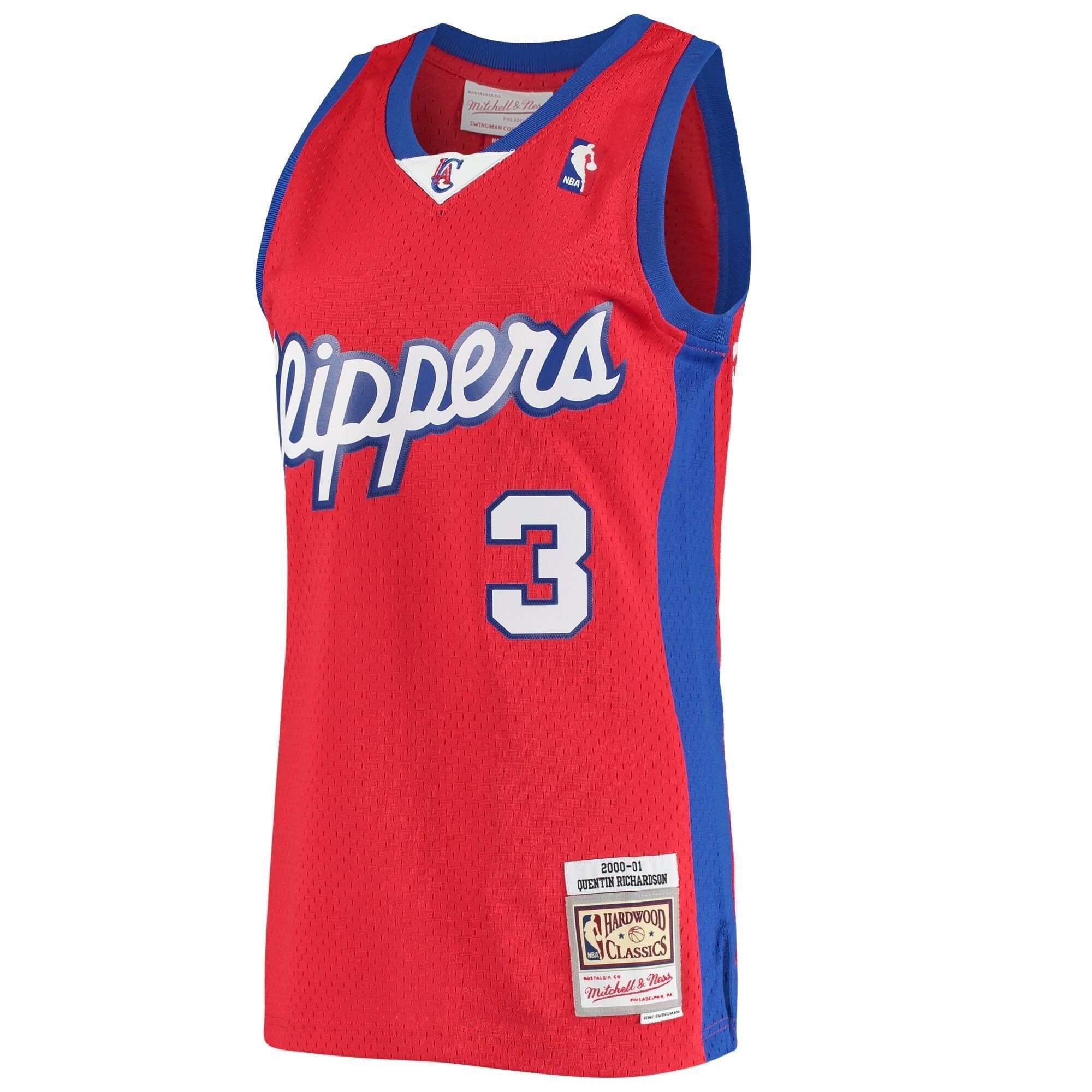 Quentin Richardson La Clippers Mitchell Ness 2000/01 Hardwood Classics Swingman Jersey - Statement Edition ??Red