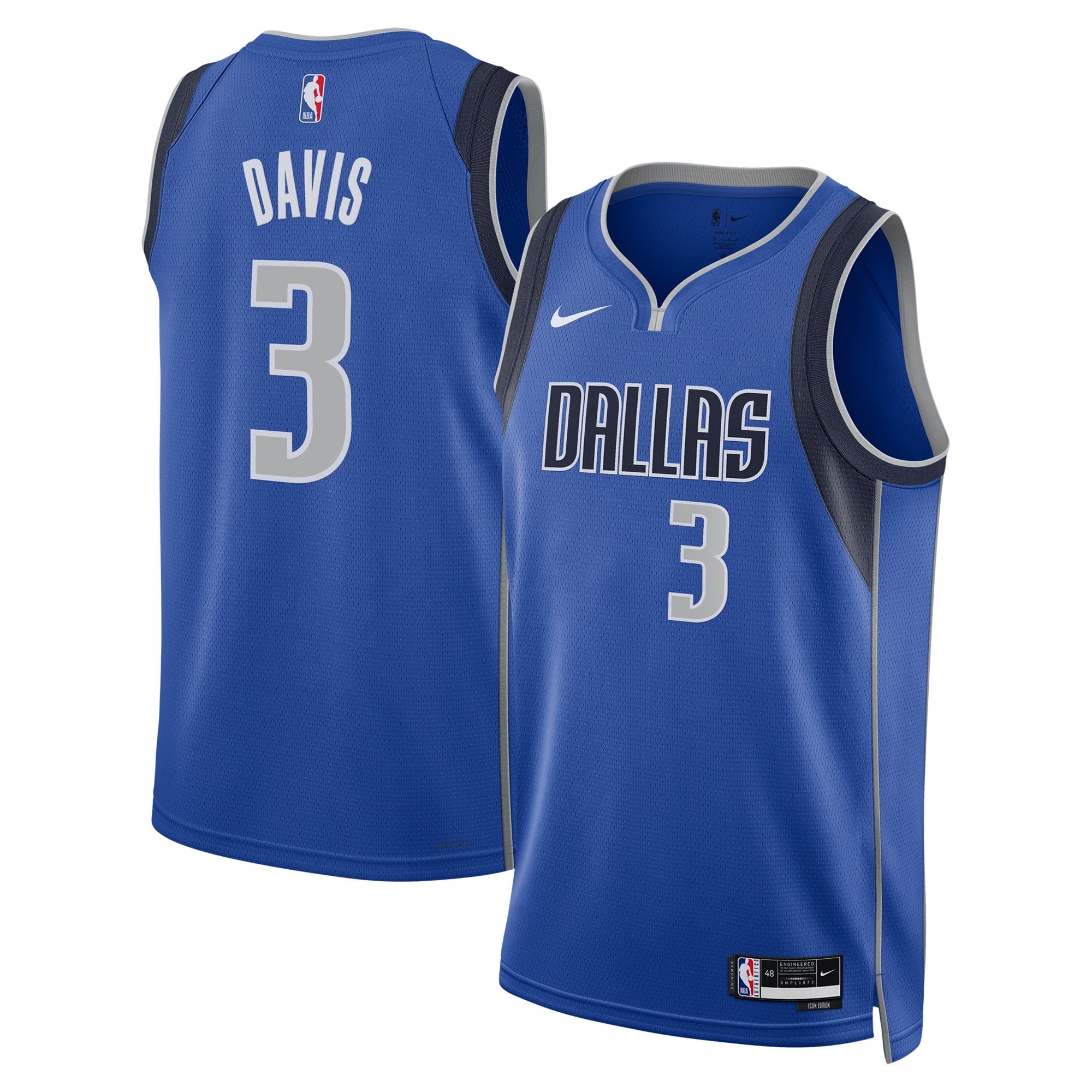 Dallas Mavericks Icon Swingman Custom Jersey Unisex Multicolor