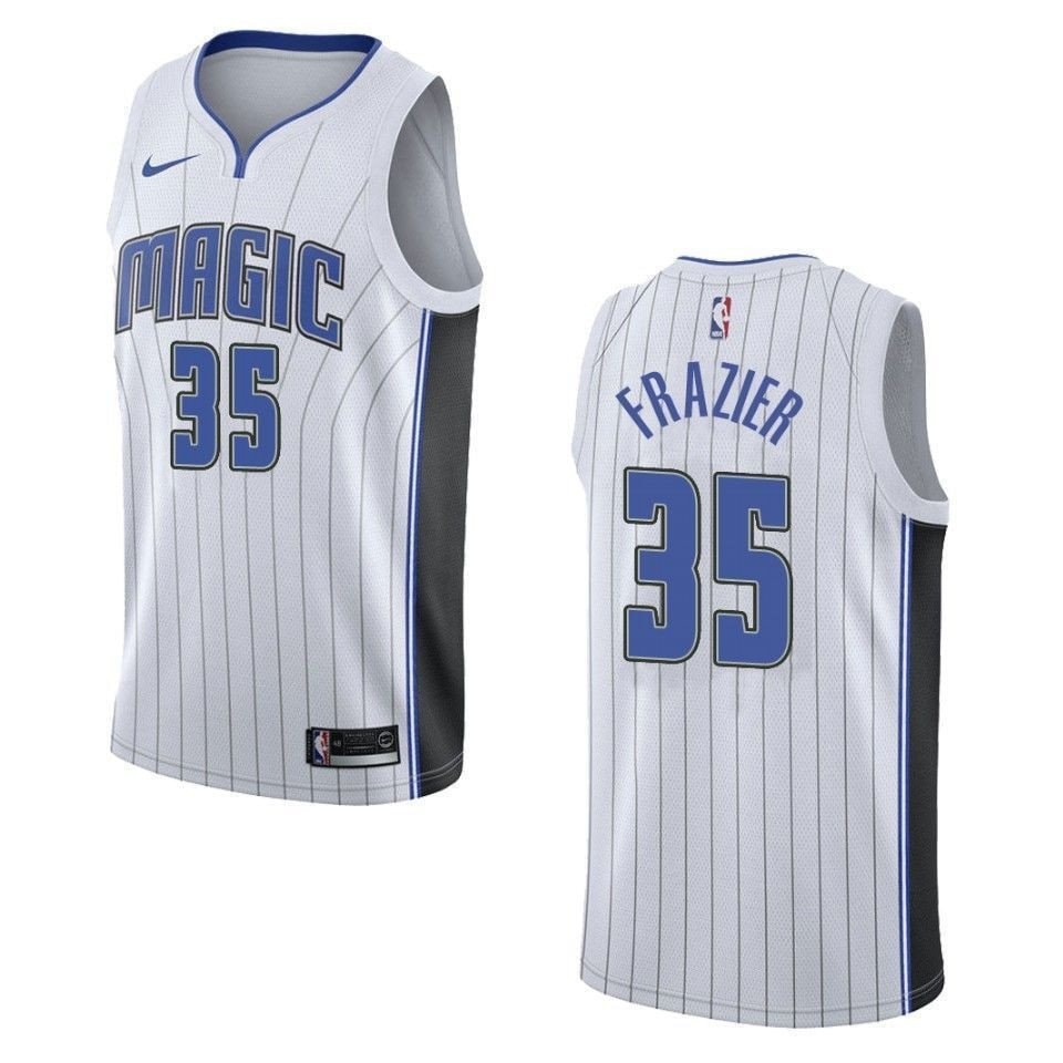 Men's Orlando Magic Melvin Frazier #35 Association Swingman Jersey White