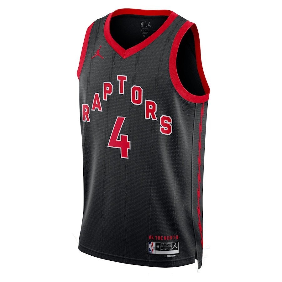 Scottie Barnes 4 Toronto Raptors Unisex Swingman Jersey Statement Edition Black