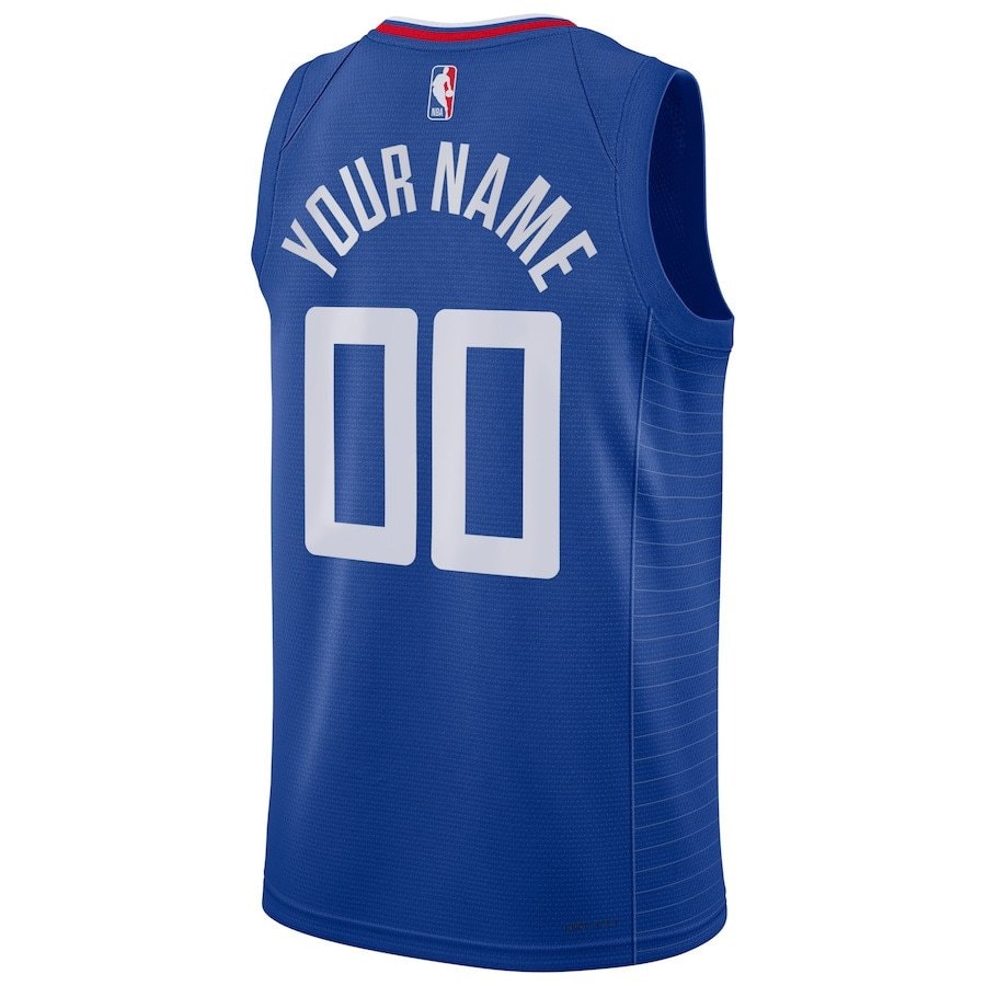 Los Angeles Clippers 2023/24 Icon Swingman Custom Jersey Men Blue