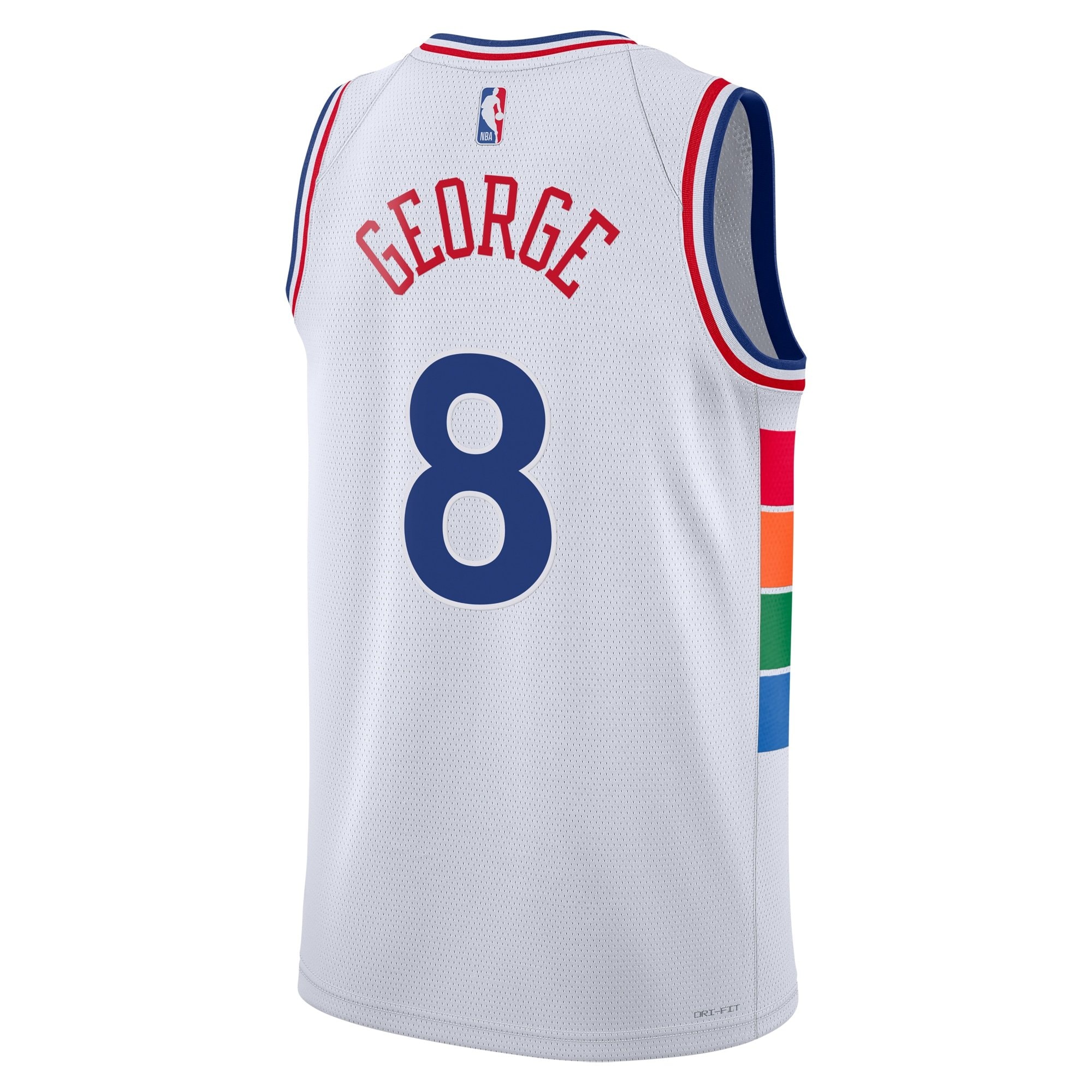 Philadelphia 76ers City Edition Swingman Jersey 2024 White Paul George Unisex