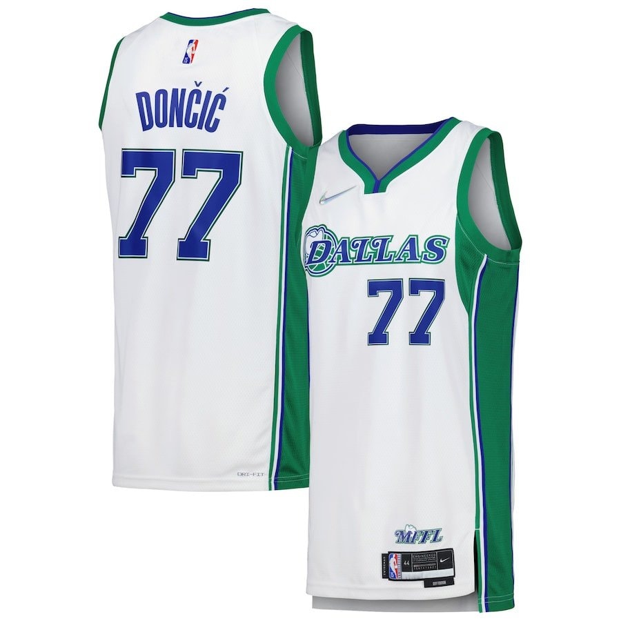 Luka Doncic 77 Dallas Mavericks Swingman Jersey City Edition White Men's