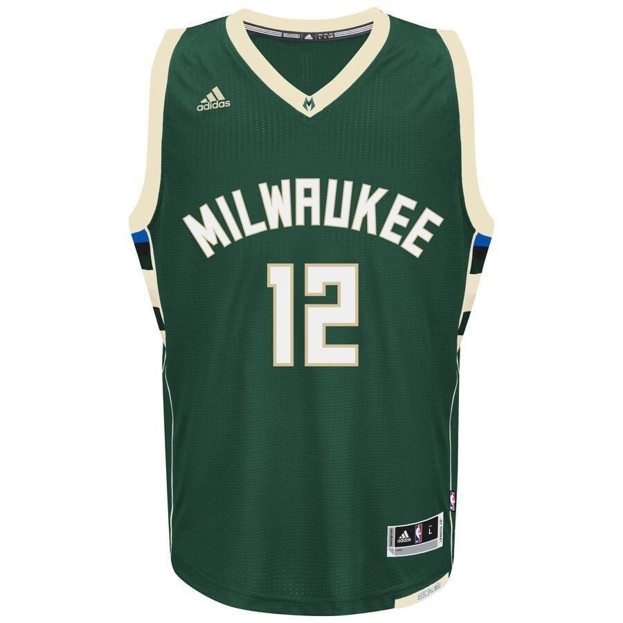 Jabari Parker Milwaukee Bucks Swingman Climacool Jersey Hunter Green