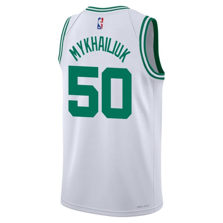 Svi Mykhailiuk #50 Boston Celtics 2024 Finals Champions Swingman Jersey Association Edition White