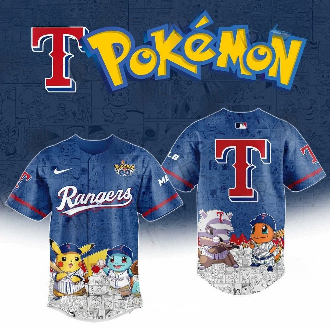 2025 Baseball Team Pokemon Go Special Edition Baseball Jersey Gifts For Baseball Players