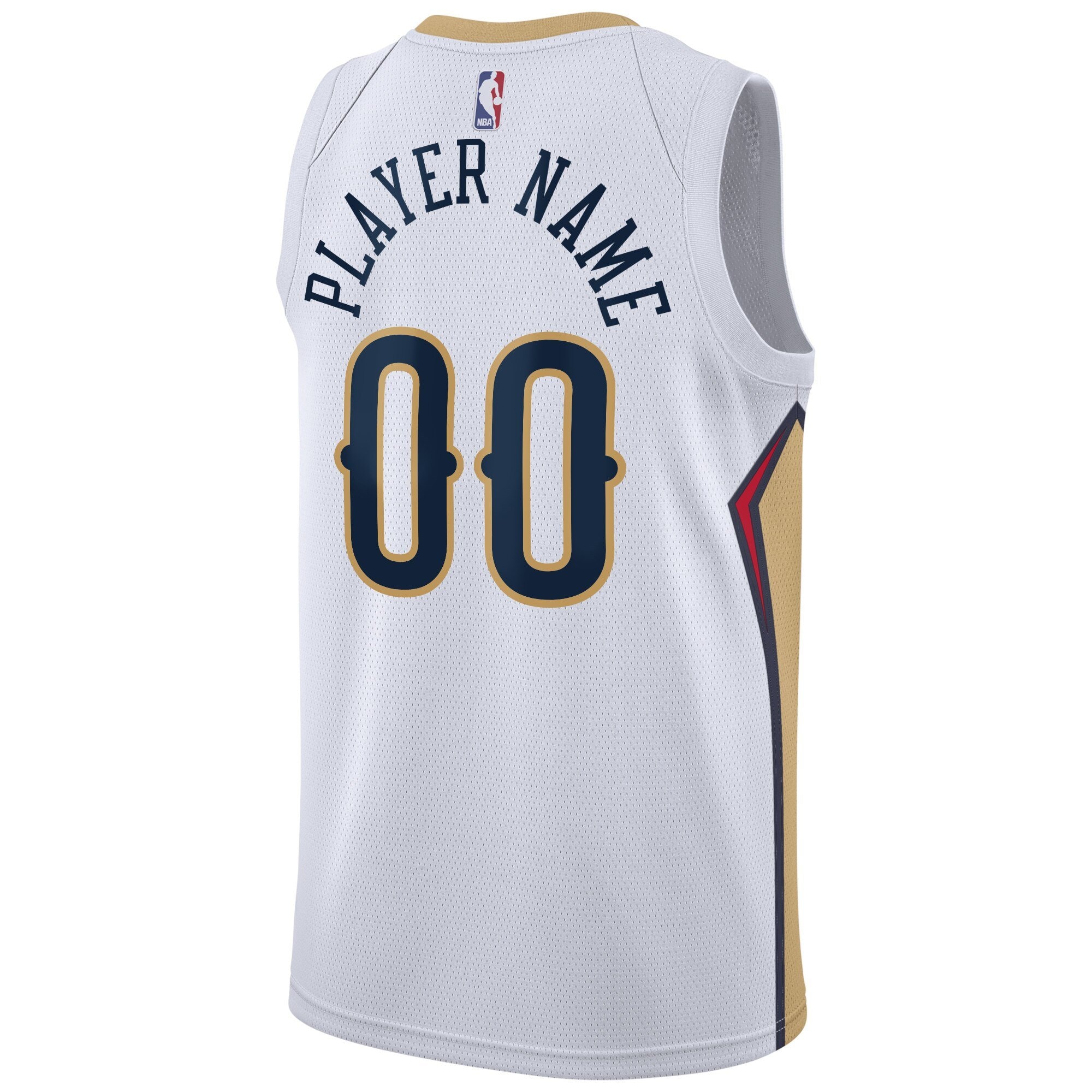 New Orleans Pelicans Association Swingman Custom Youth Jersey - Unisex Multicolor Sizes S-3XL