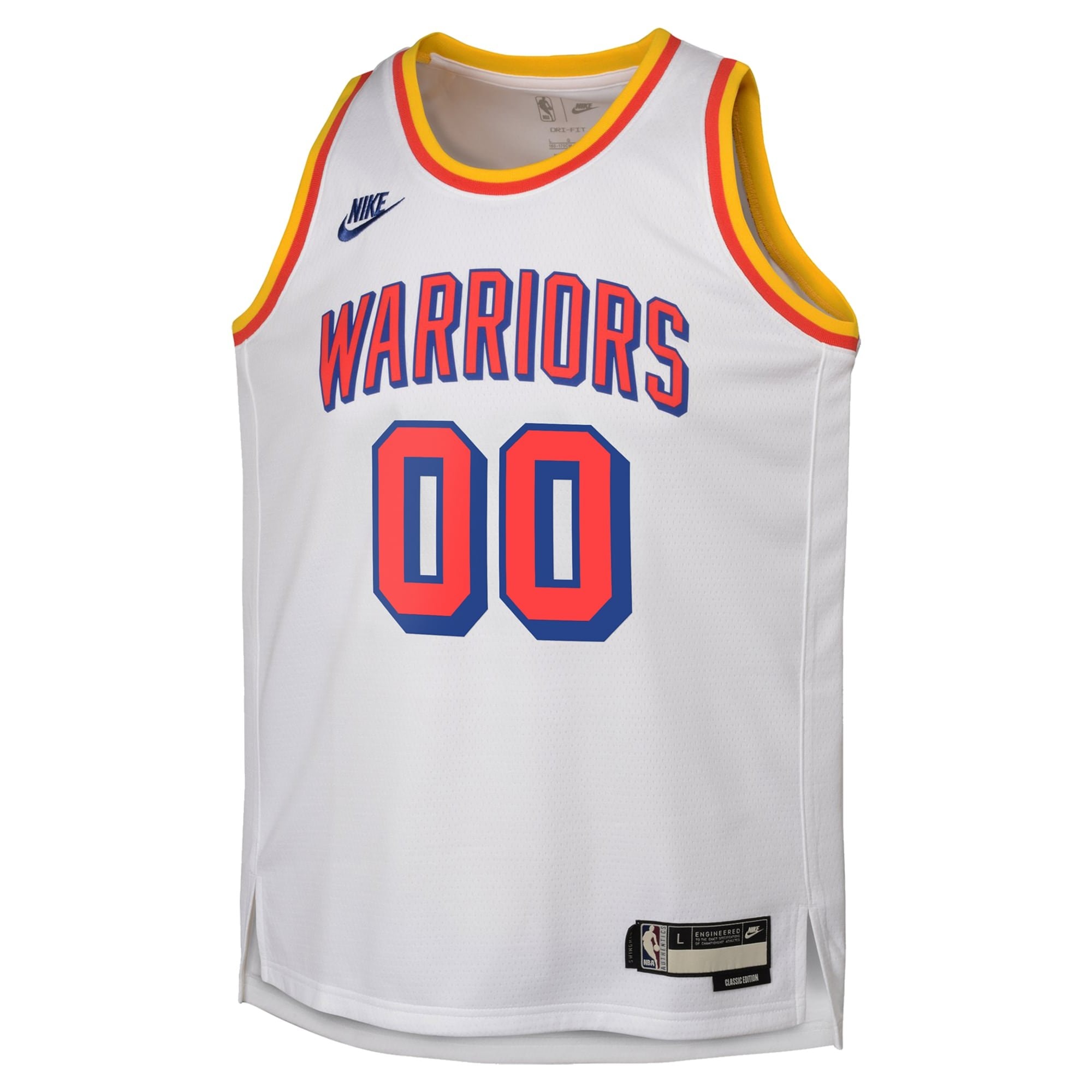 Golden State Warriors NBA Hardwood Classic Swingman Custom Jersey Youth Unisex Multicolor
