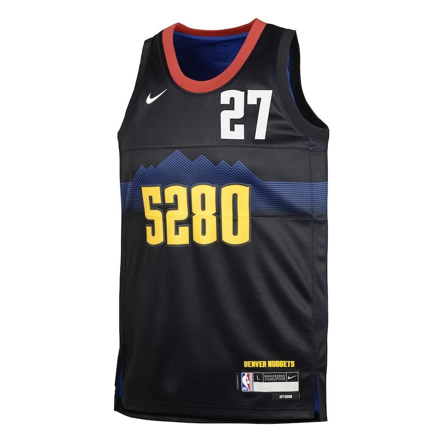 Jamal Murray 27 Denver Nuggets 2023/24 City Edition Swingman Youth Jersey Black