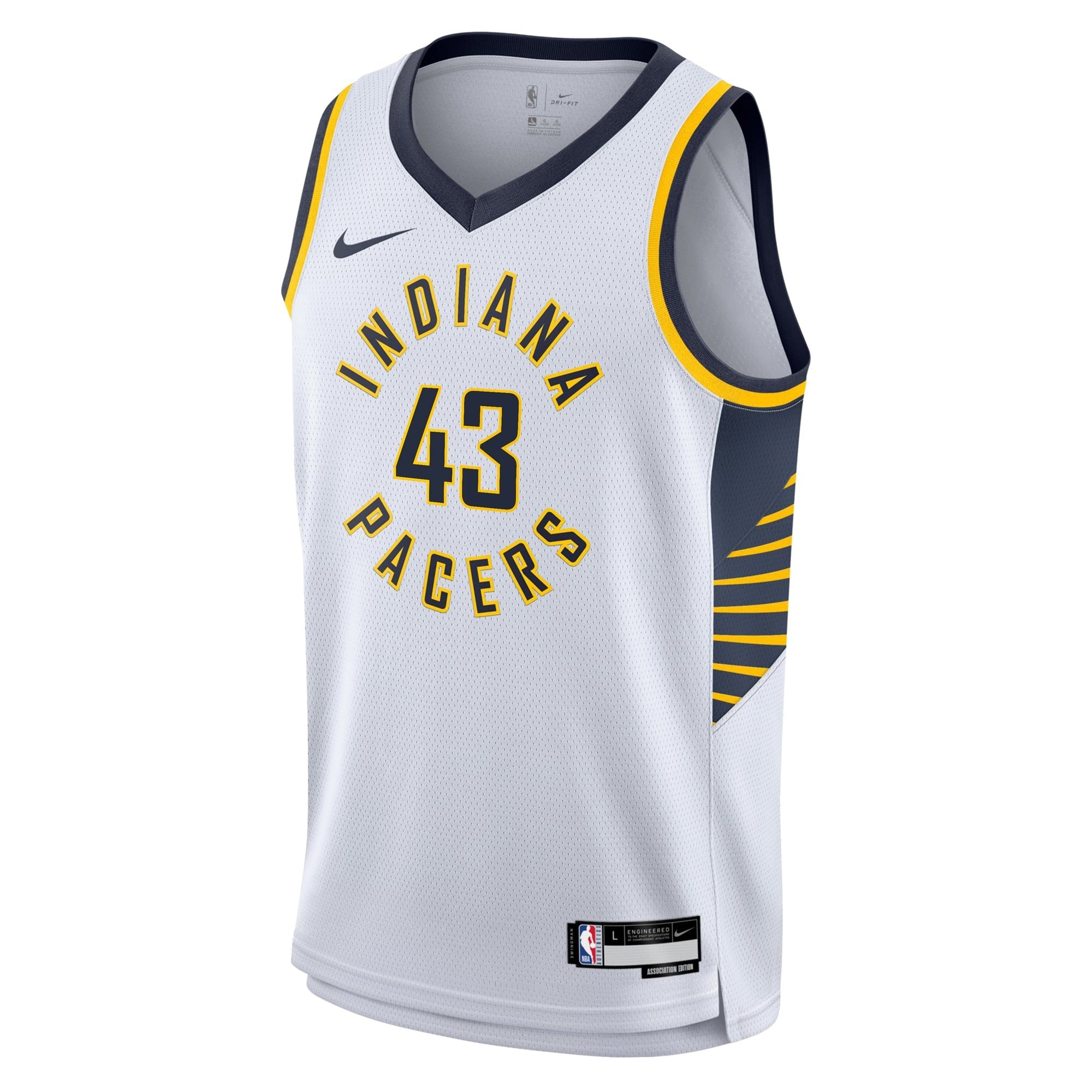 Indiana Pacers Association Edition Swingman Jersey White Pascal Siakam Youth