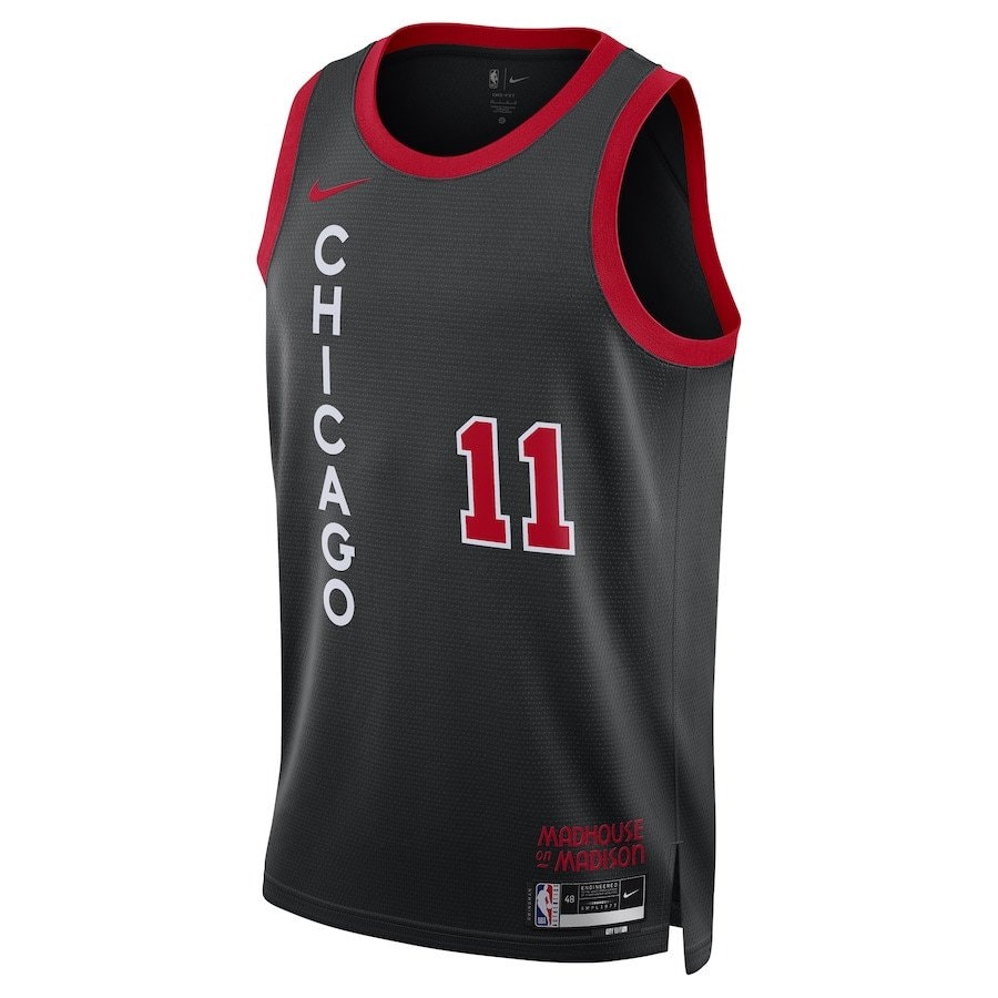 DeMar DeRozan 11 Chicago Bulls 2023/24 City Edition Swingman Jersey Unisex Black