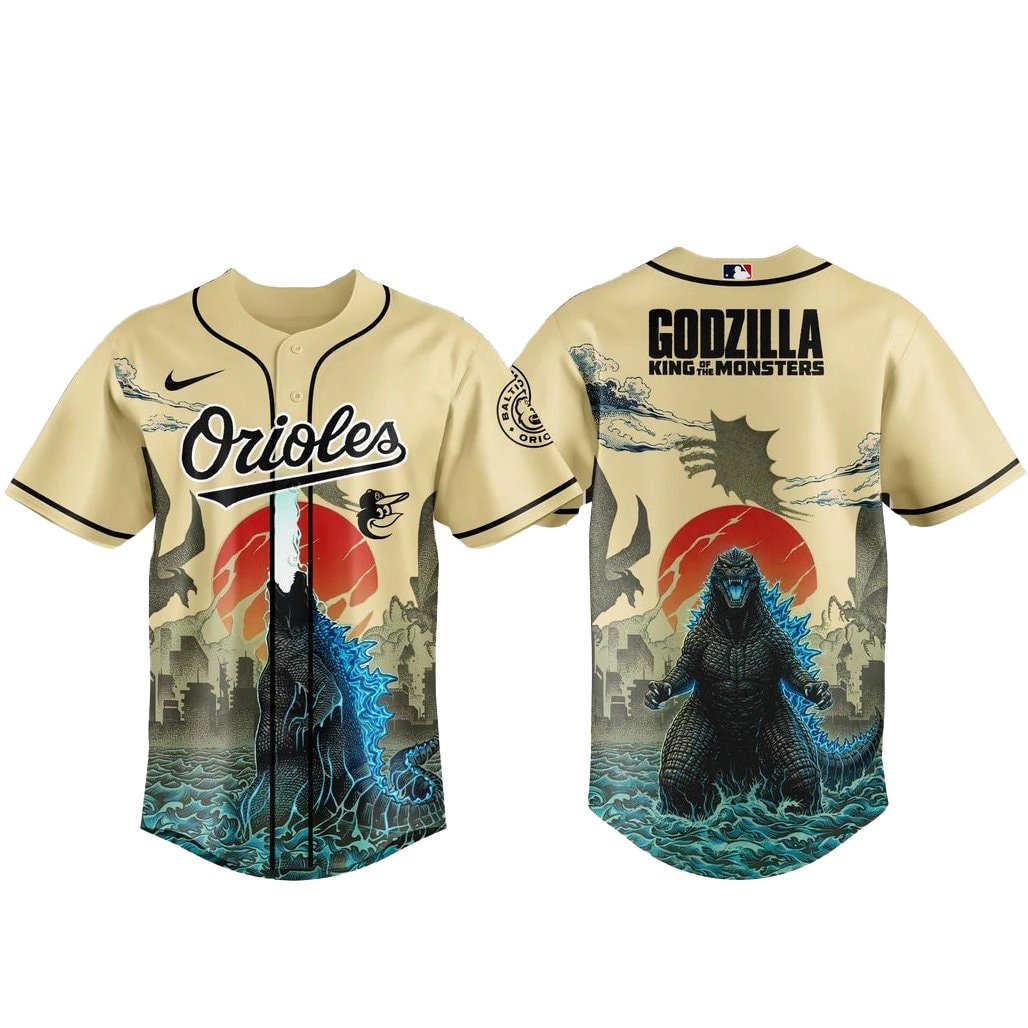 Baseball Team x Godzilla King of The Monsters Baseball Jersey