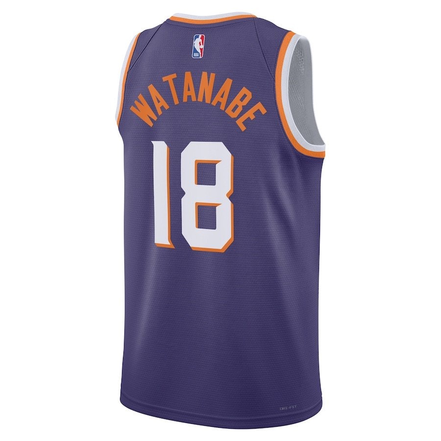 Yuta Watanabe Phoenix Suns 2023/24 Swingman Jersey Icon Edition Purple