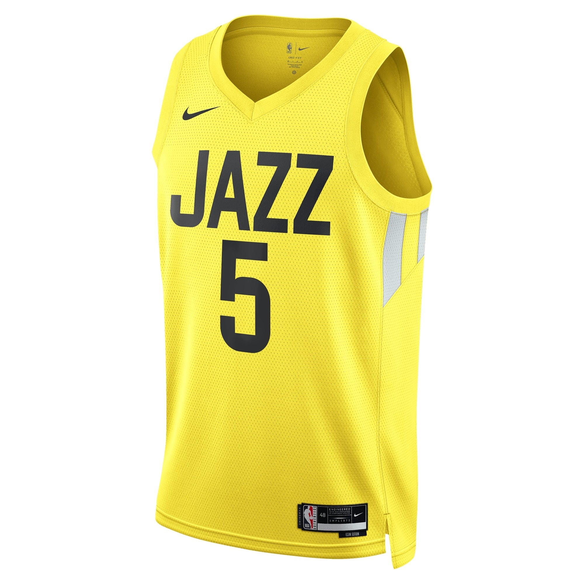 Utah Jazz Icon Swingman Jersey Gold Cody Williams Unisex