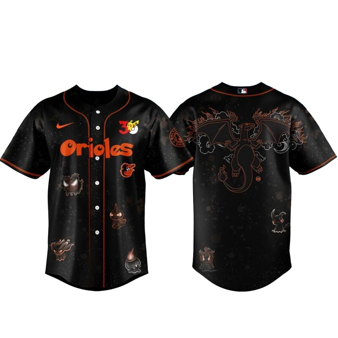 Baseball Team Pokemon 30th Anniversary 1996-2026 Baseball Jersey
