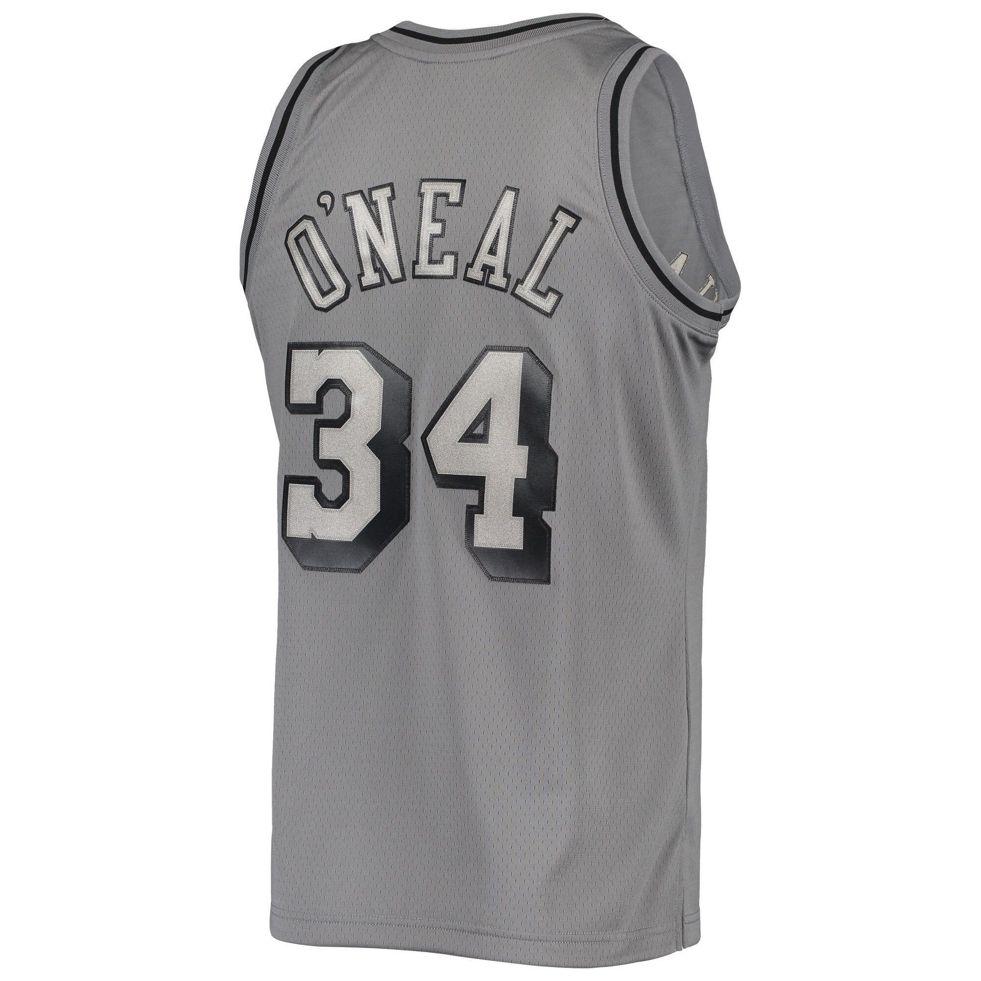 Shaquille O'Neal Los Angeles Lakers Mitchell & Ness Hardwood Classics 1996/97 Swingman Jersey - Charcoal