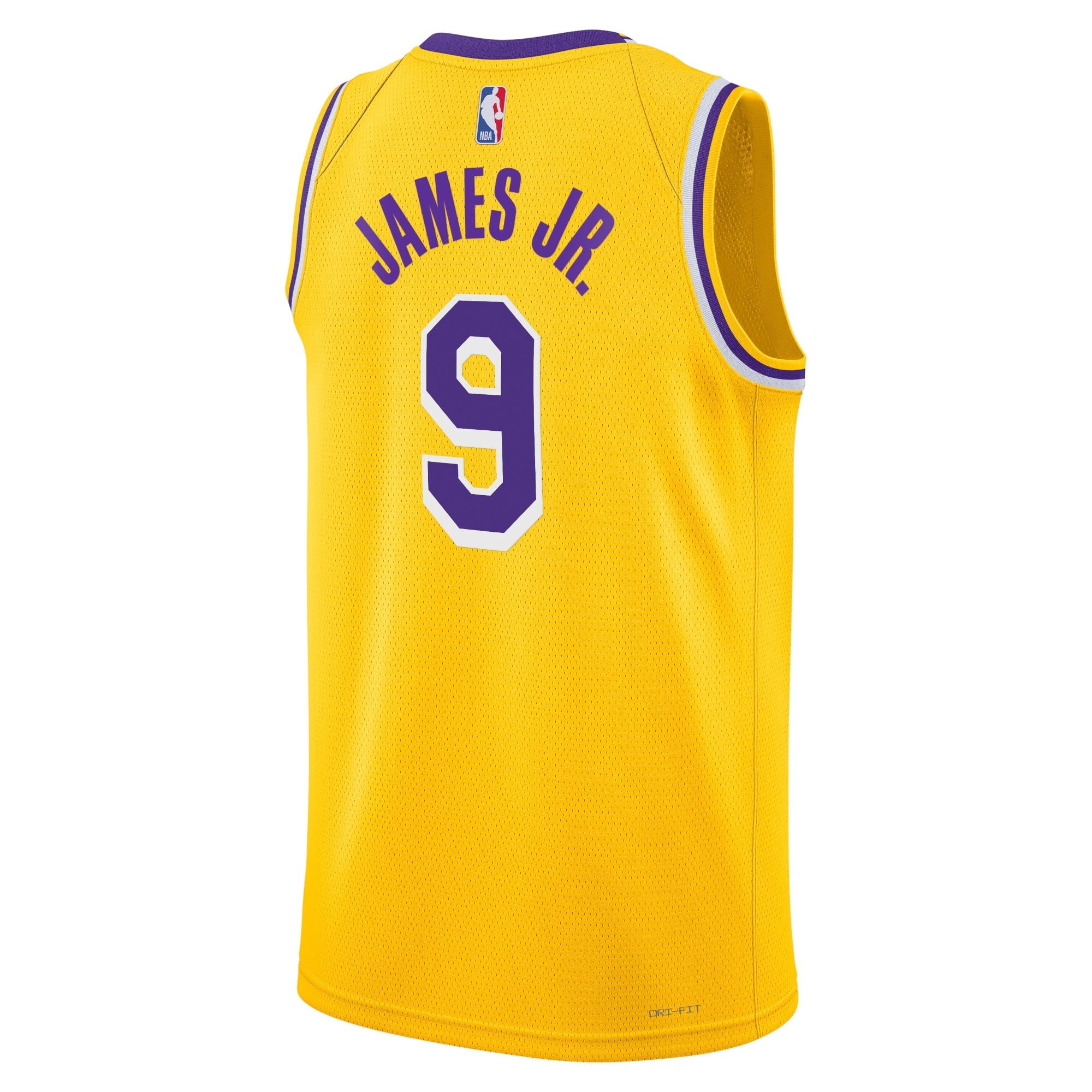 Los Angeles Lakers Icon Swingman Jersey Gold Bronny James Unisex