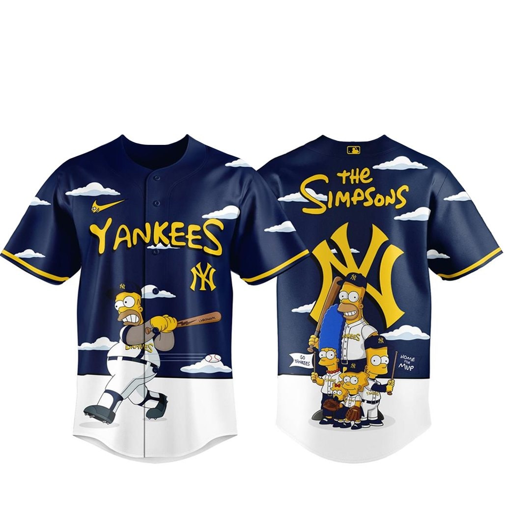Baseball Team x The Simpsons 2026 Major Gameday Baseball Jersey