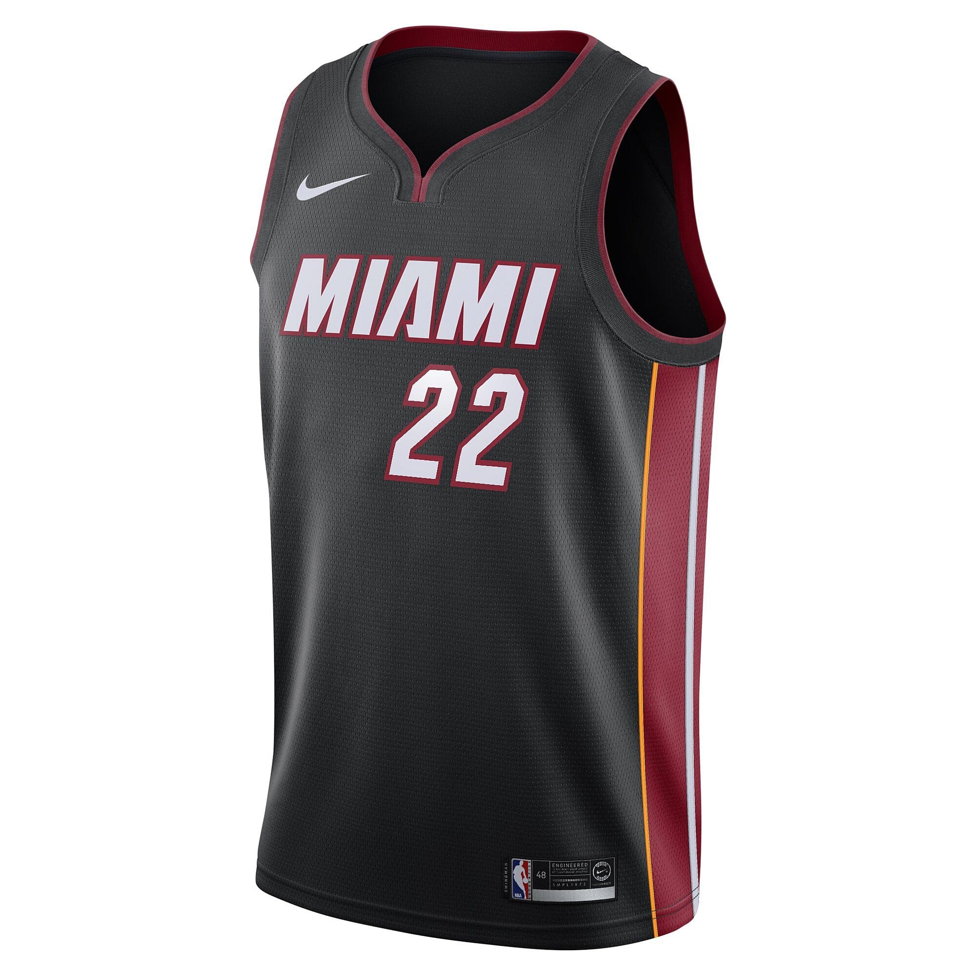 Miami Heat Icon Swingman Jersey Jimmy Butler Youth - Multicolor Polyester S-3XL