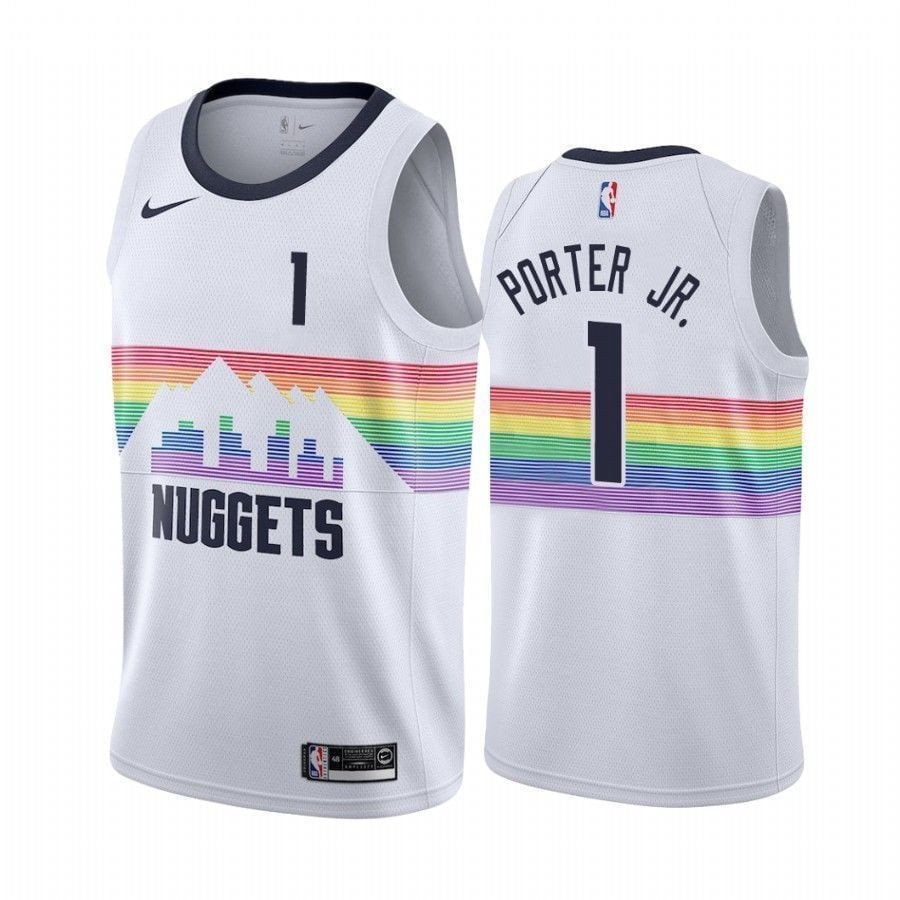Denver Nuggets Michael Porter Jr. #1 City Edition Men's Basketball Jersey Multicolor