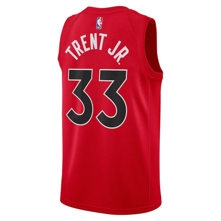 Gary Trent Jr. 33 Toronto Raptors Unisex Swingman Jersey Icon Edition Red