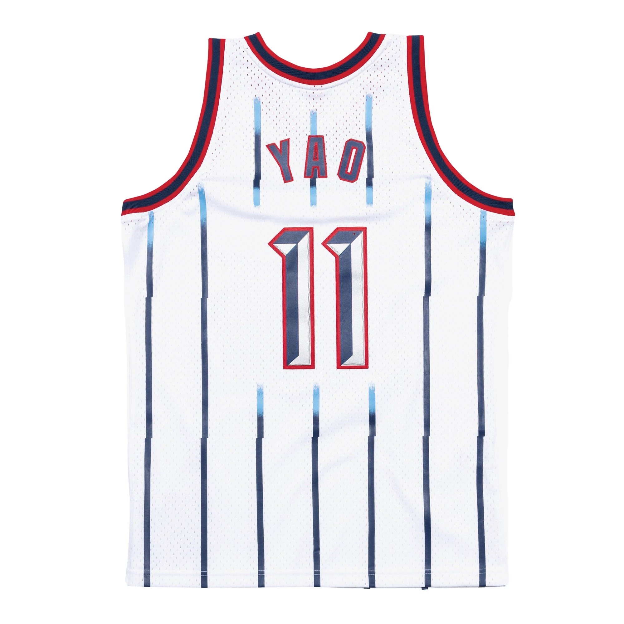 Men's Yao Ming White Houston Rockets Hardwood Classics Swingman Jersey - S-3XL