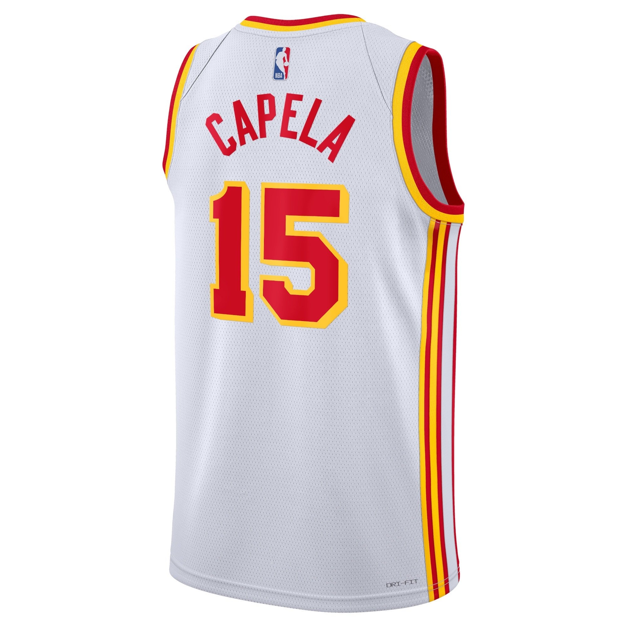 Atlanta Hawks Association Edition Swingman Jersey White Clint Capela Unisex