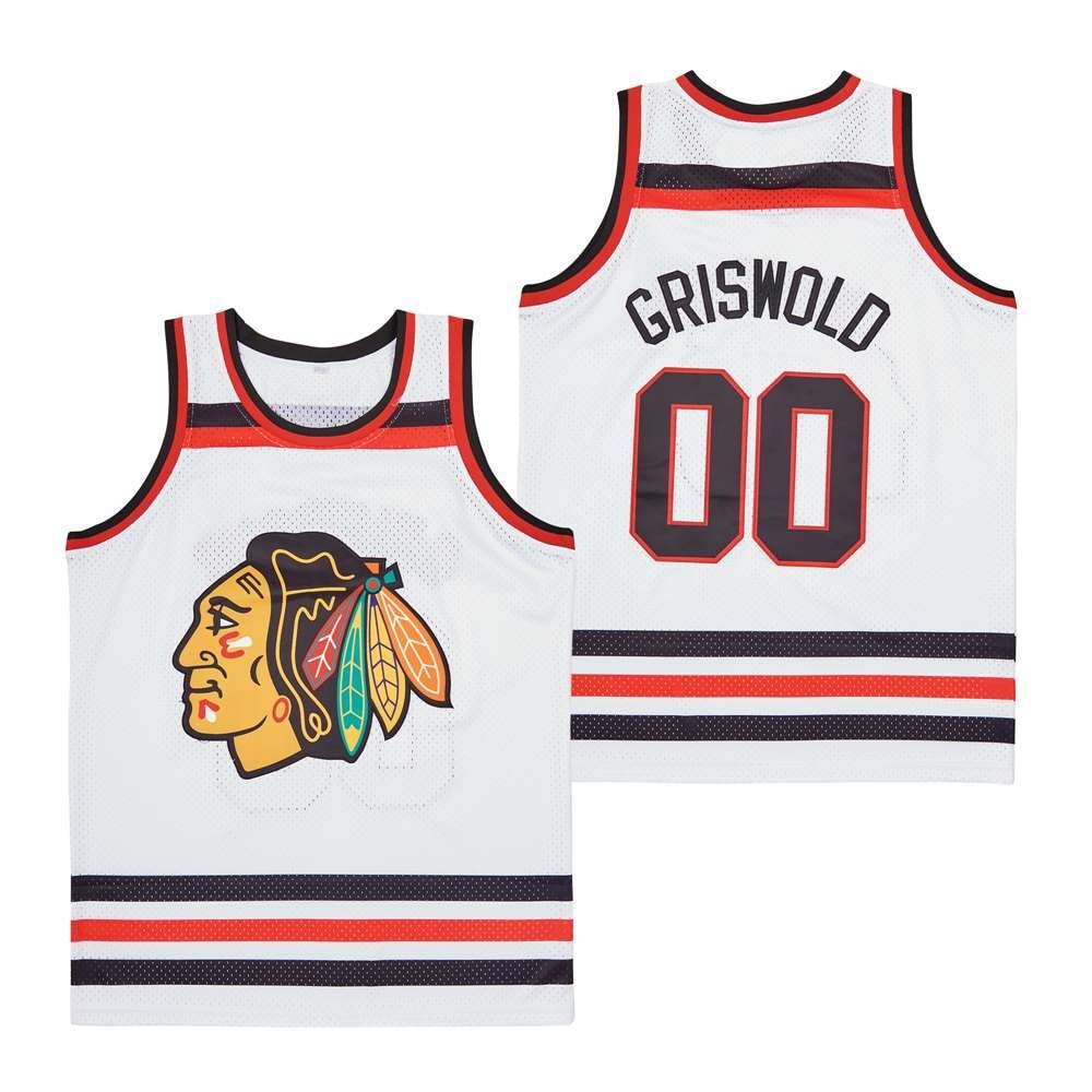 Griswold 00 Chicago Blackhawks Swingman Jersey White Unisex Adult
