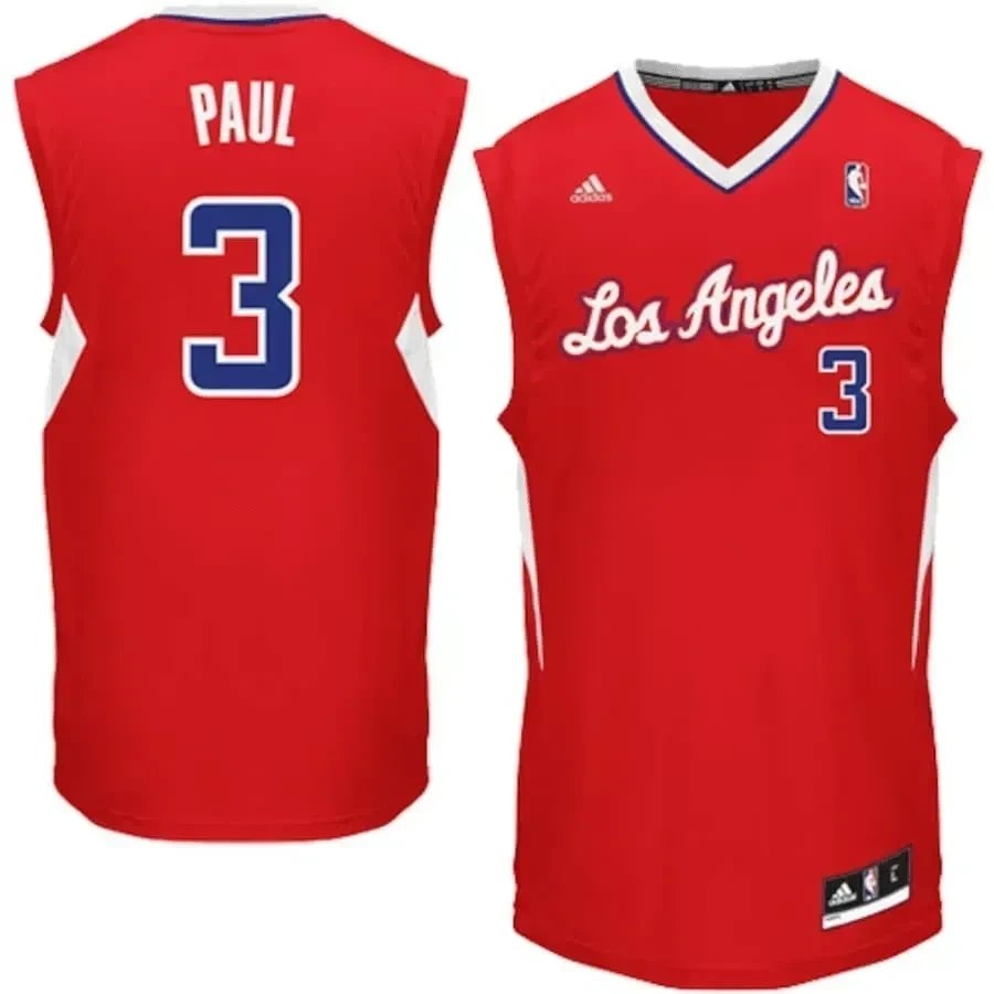 Chris Paul Basketball Team Road Jersey - Red