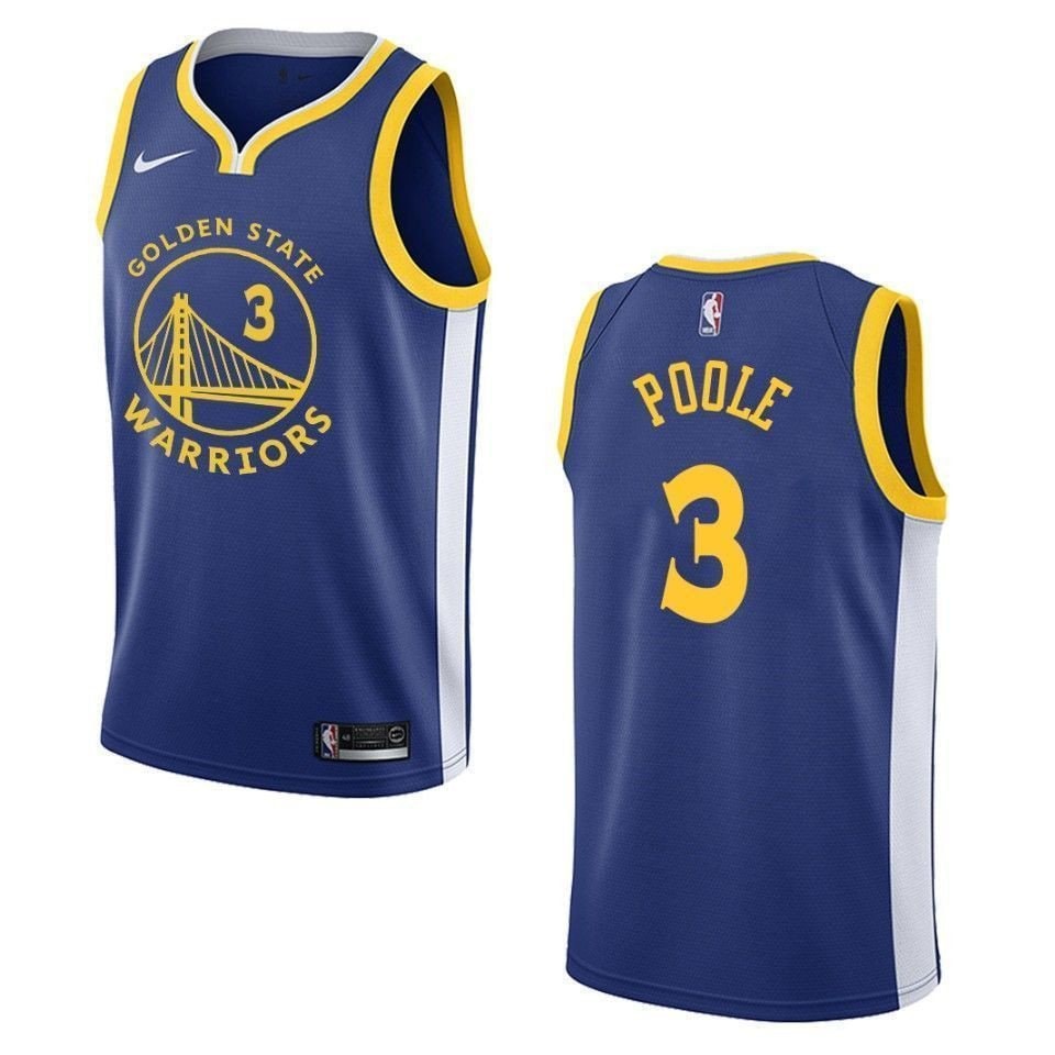 Men's Basketball Team 3 Jordan Poole Icon Swingman Jersey - Royal