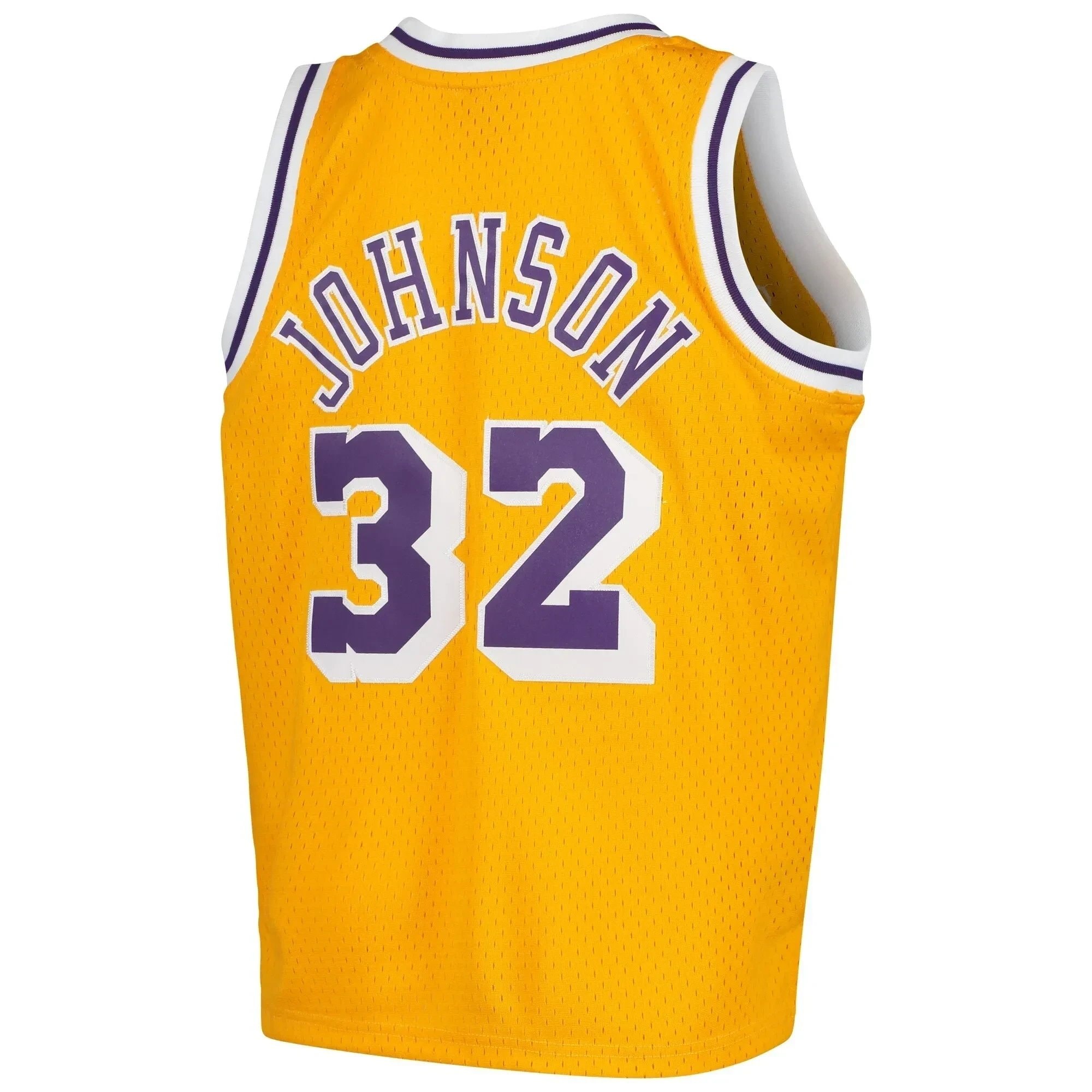 Magic Johnson Los Angeles Lakers Mitchell Ness Youth Swingman Throwback Jersey - Gold