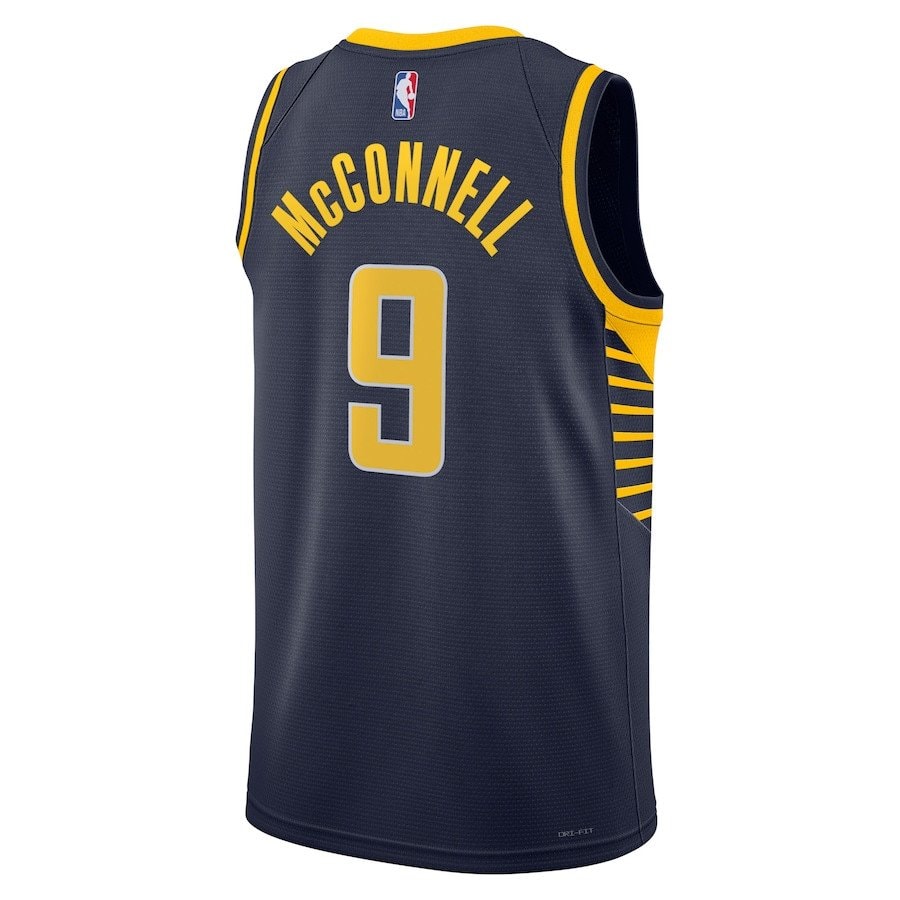 T.J. McConnell #9 Indiana Pacers Unisex Swingman Jersey Icon Edition Navy